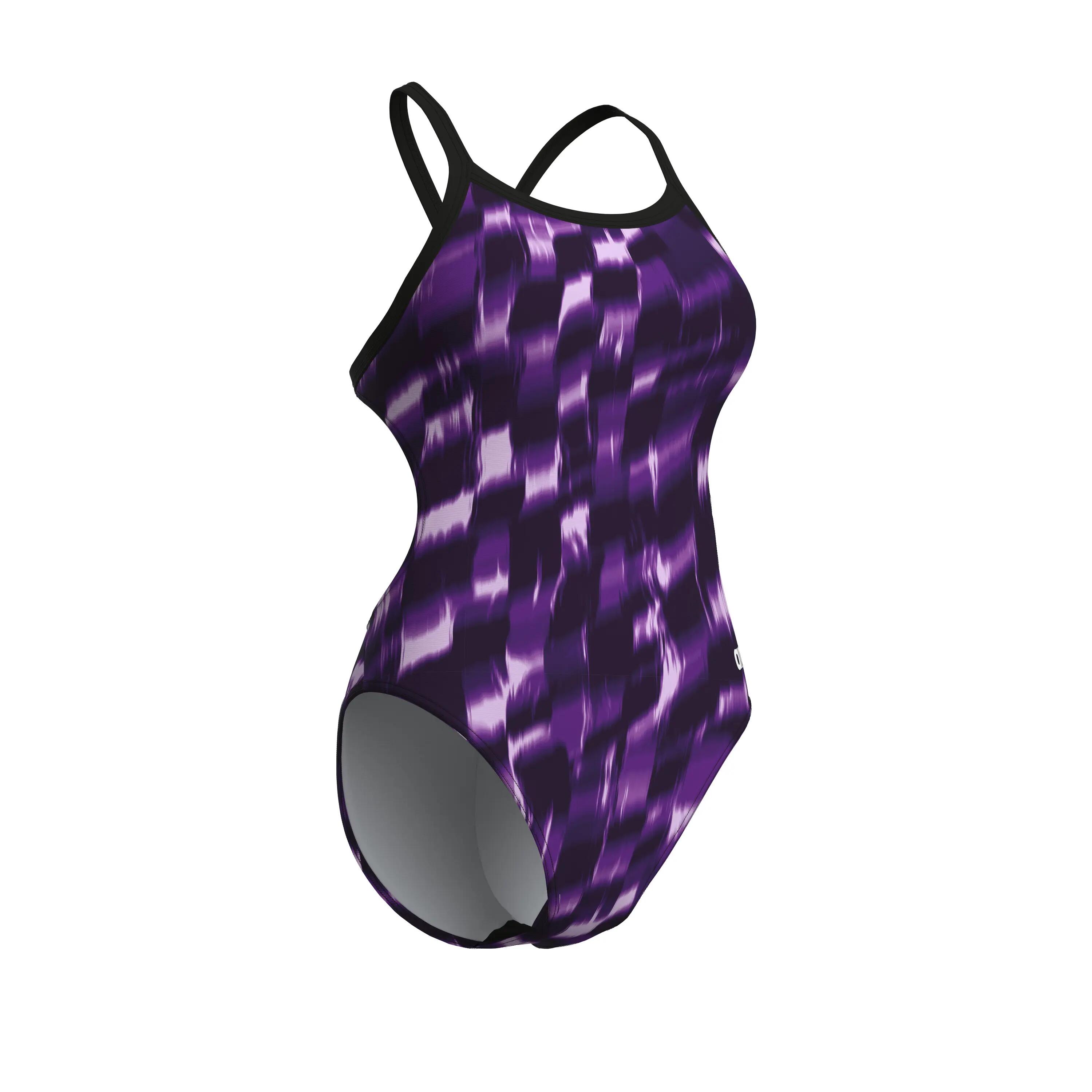 Costum de baie damă Arena Wave Swim Challenge Back 6/7
