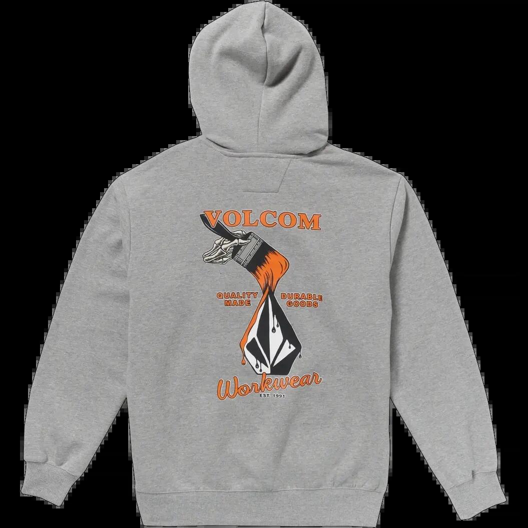 Sweat à capuche Volcom Workwear Gris chiné 7/7