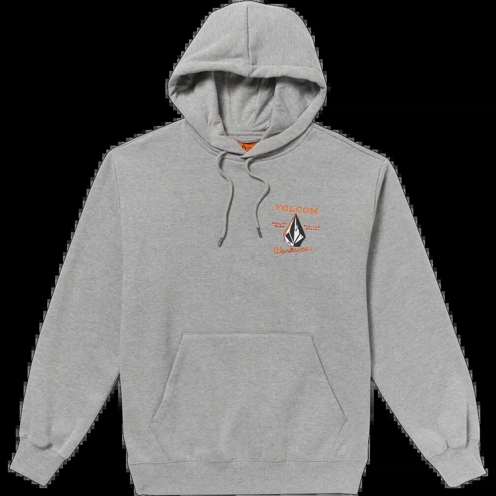 Sweat à capuche Volcom Workwear Gris chiné 6/7