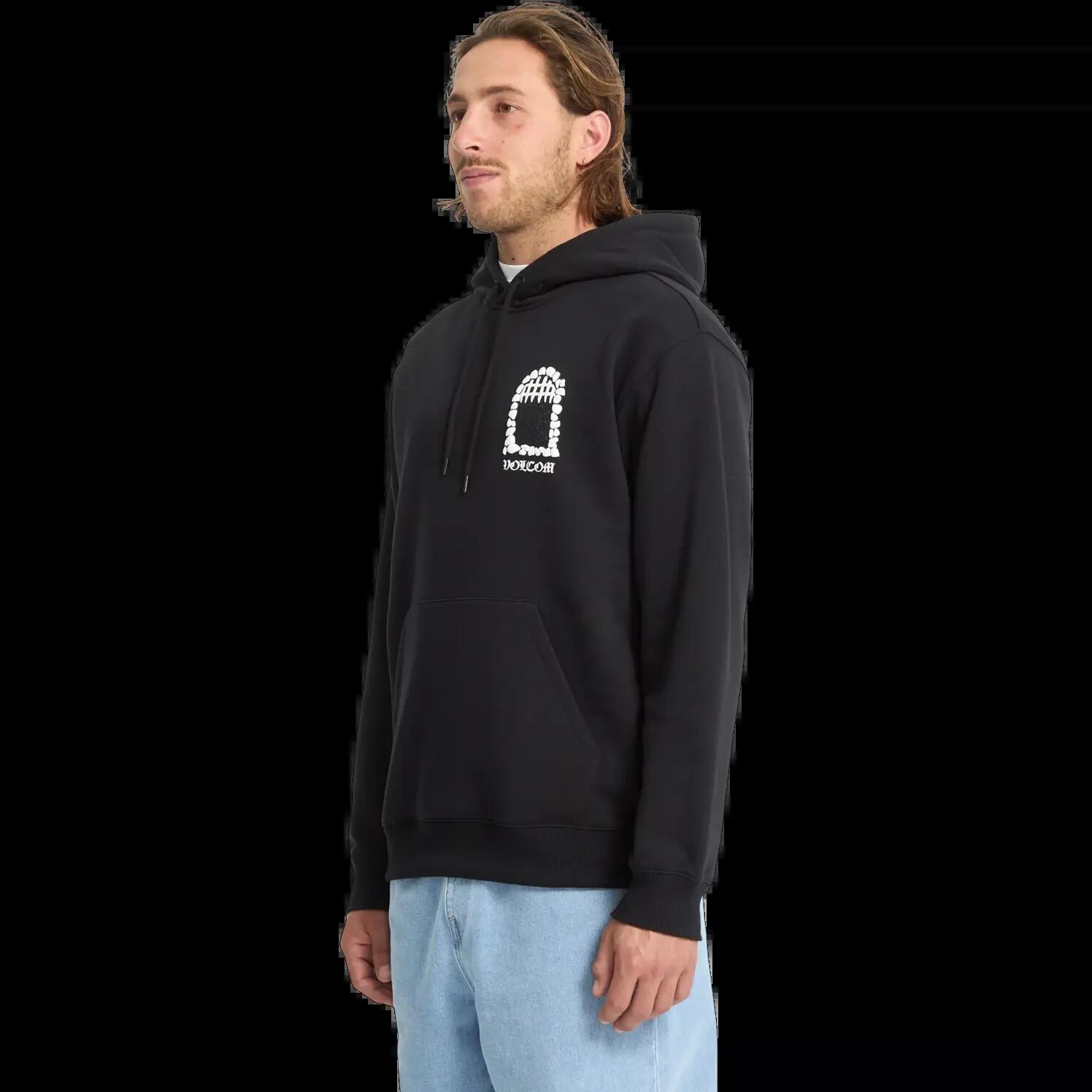 Sudadera con capucha Volcom Noder Negro Cosmic Blue 6/7