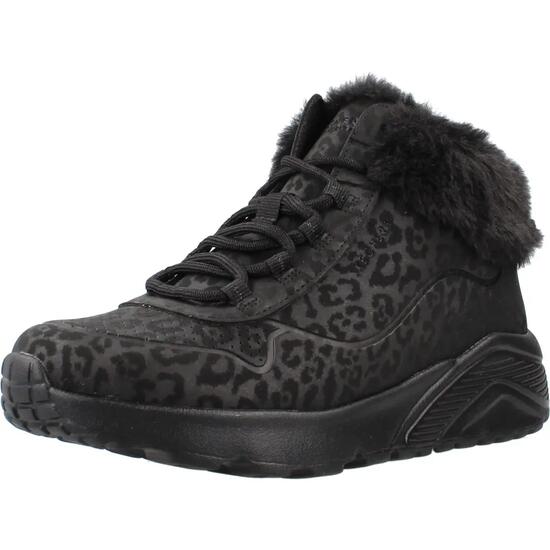 Baskets fille Skechers Uno Lite Cozy Leopard