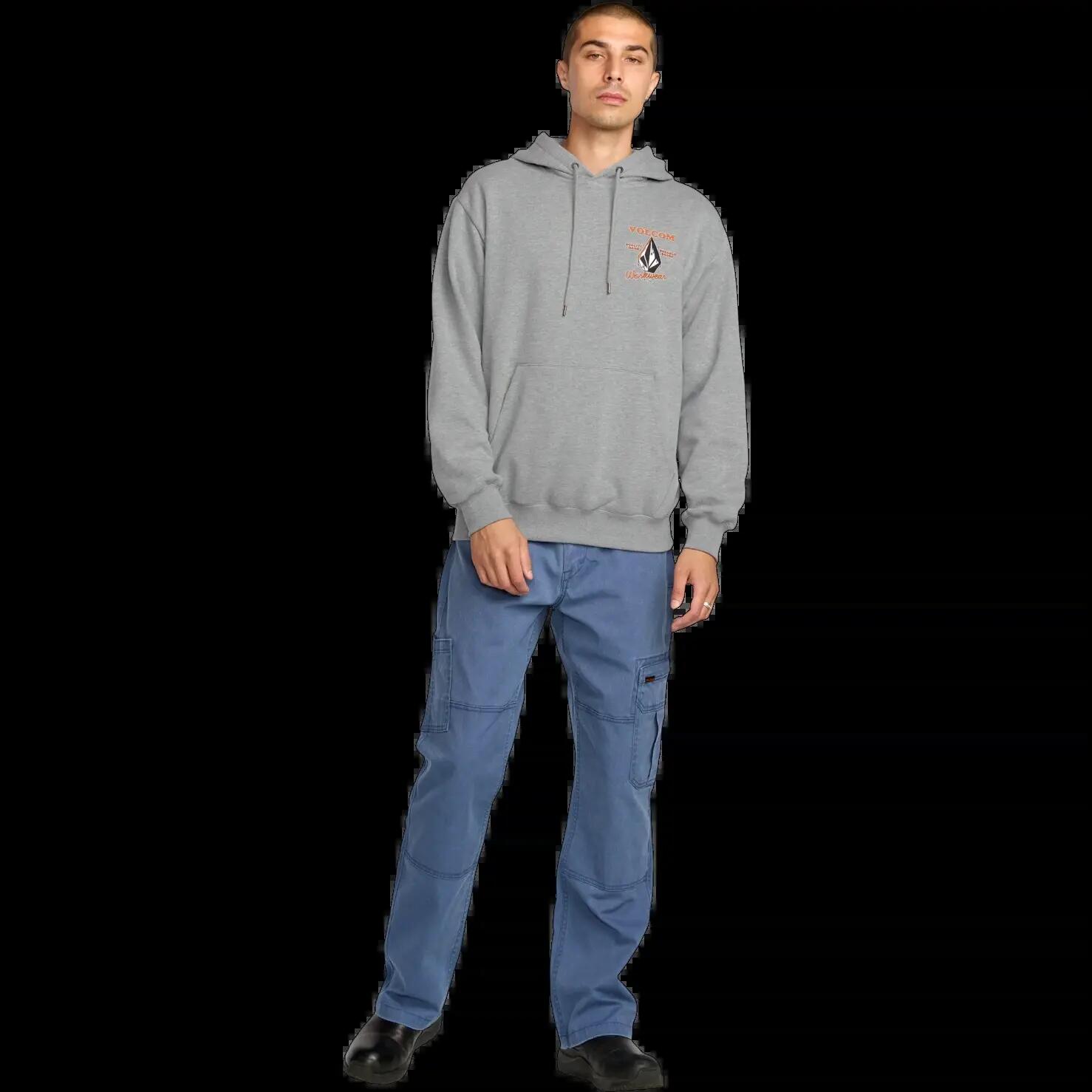 Sweat à capuche Volcom Workwear Gris chiné 5/7