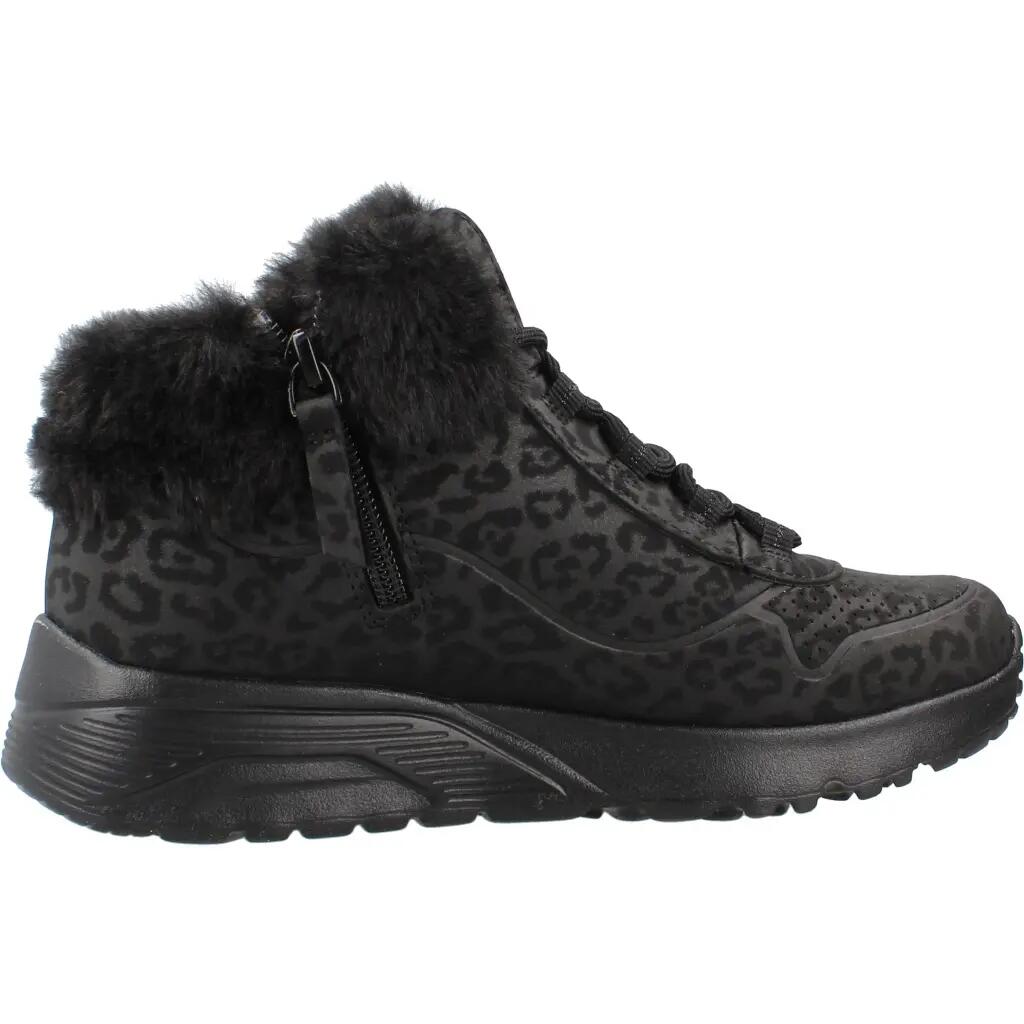 Girl Trainers Skechers Uno Lite Cozy Leopard 4/5