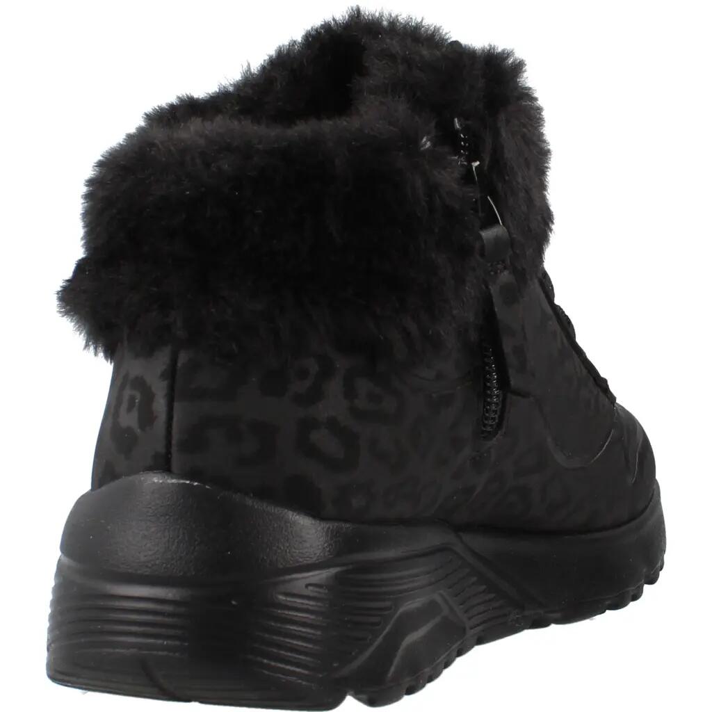 Girl Trainers Skechers Uno Lite Cozy Leopard 3/5