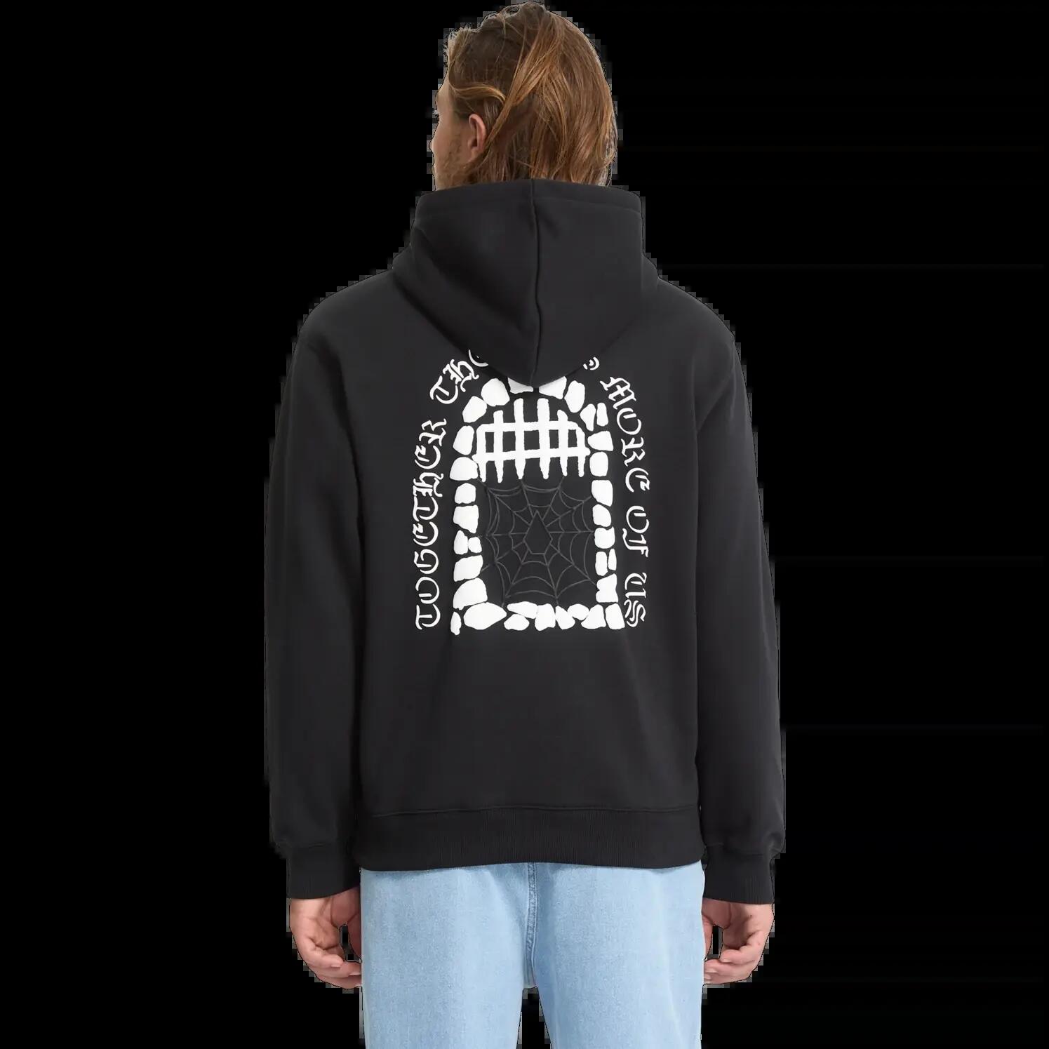 Sudadera con capucha Volcom Noder Negro Cosmic Blue 2/7