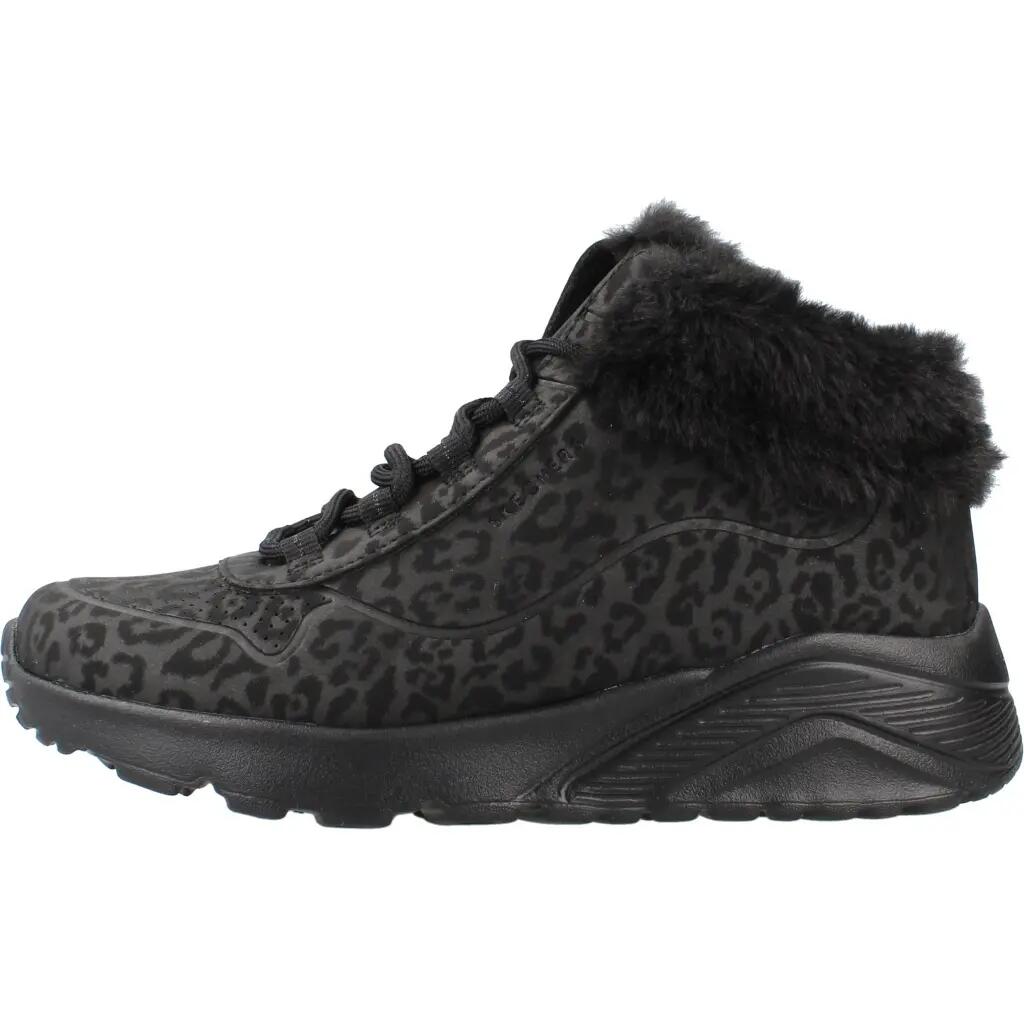 Girl Trainers Skechers Uno Lite Cozy Leopard 2/5