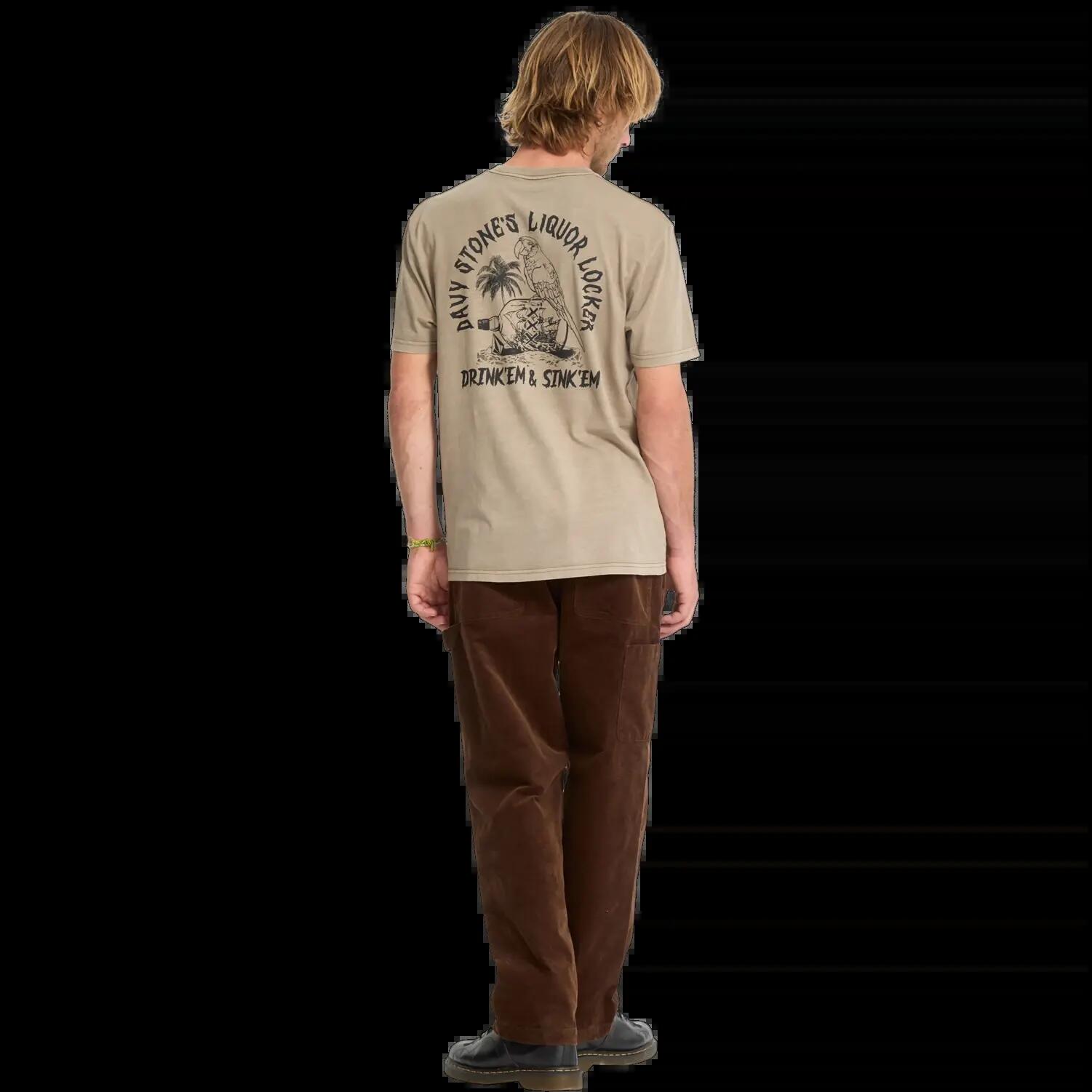 Camiseta Volcom Liquor Locker Marrón 4/7