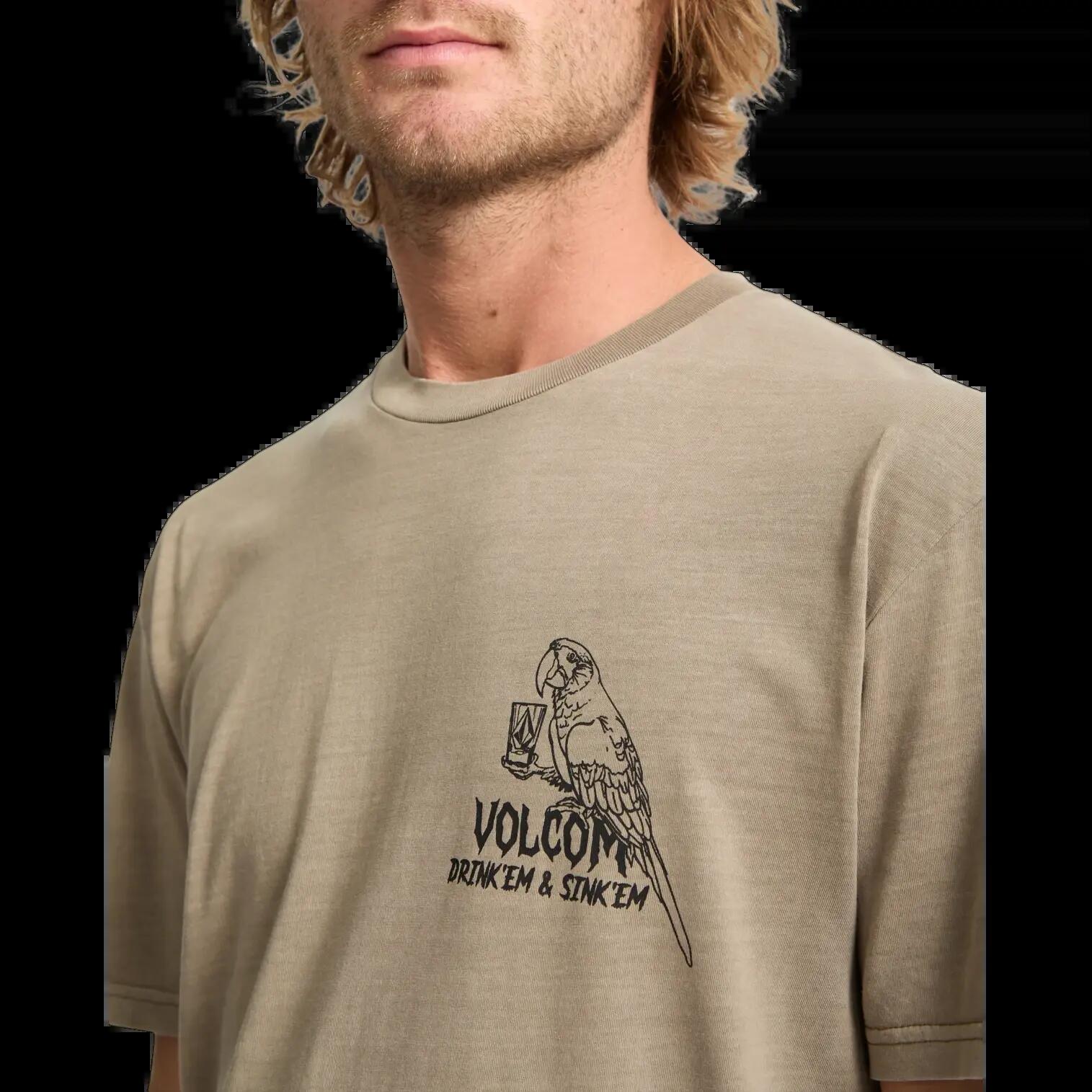 Camiseta Volcom Liquor Locker Marrón 3/7
