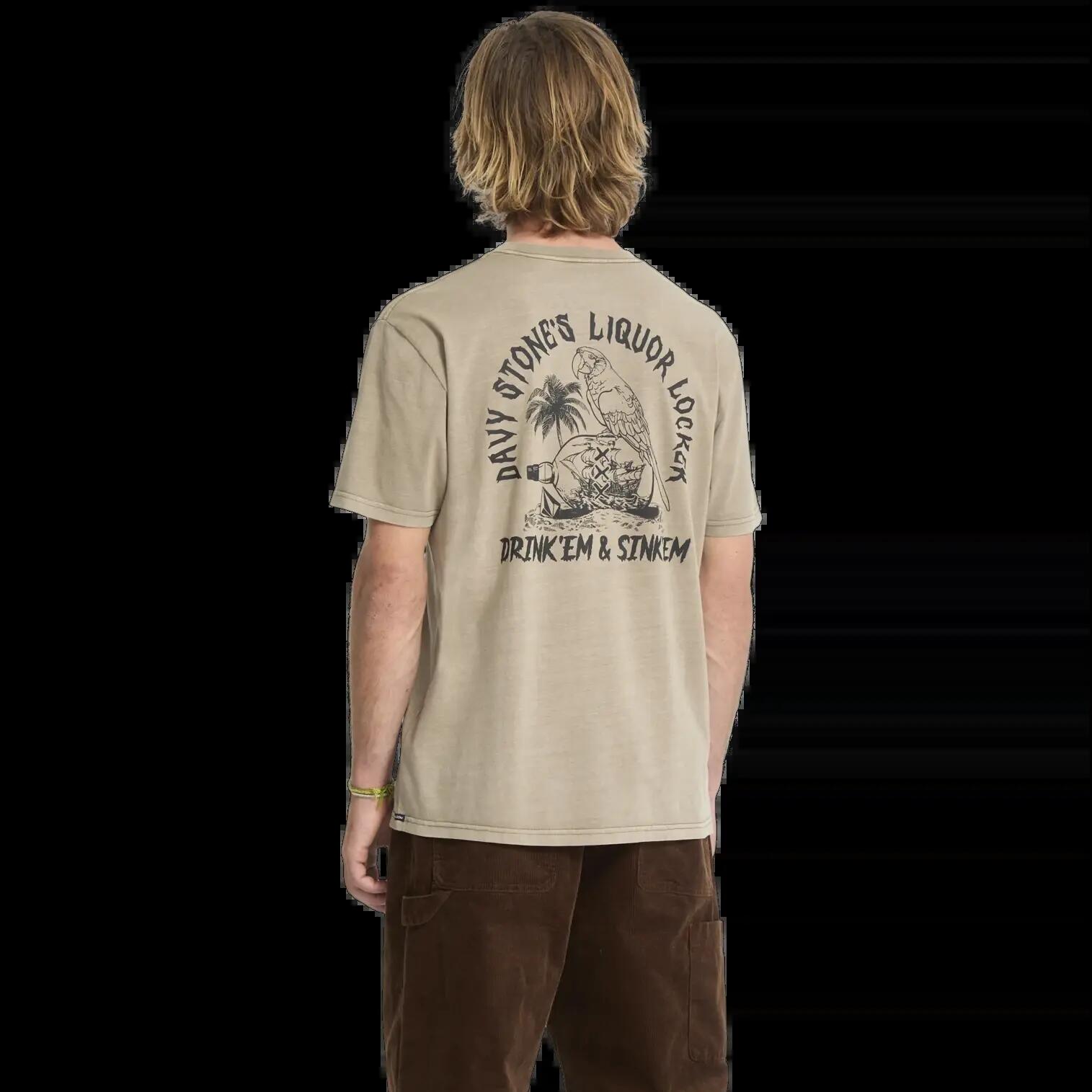 Camiseta Volcom Liquor Locker Marrón 2/7
