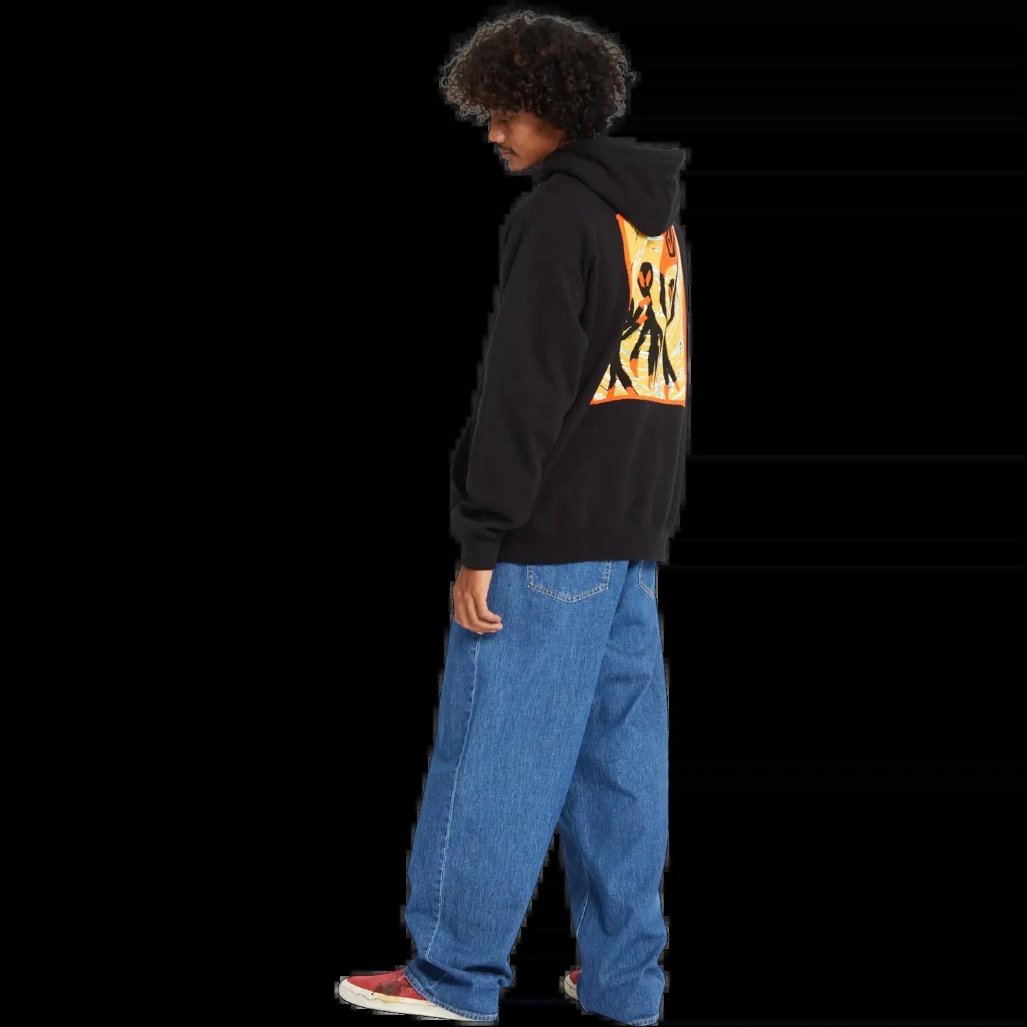 Sudadera con capucha Volcom Gonyvaders PO Negro 8/8