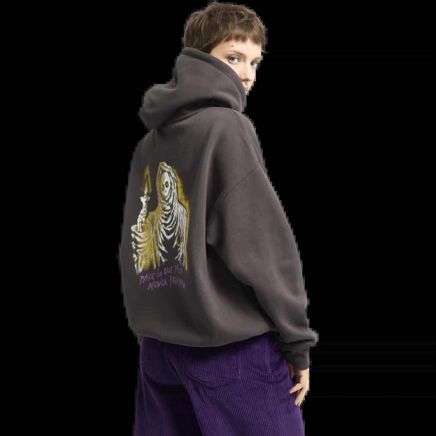 Sudadera con capucha Volcom Moove On Negro Vintage 7/8