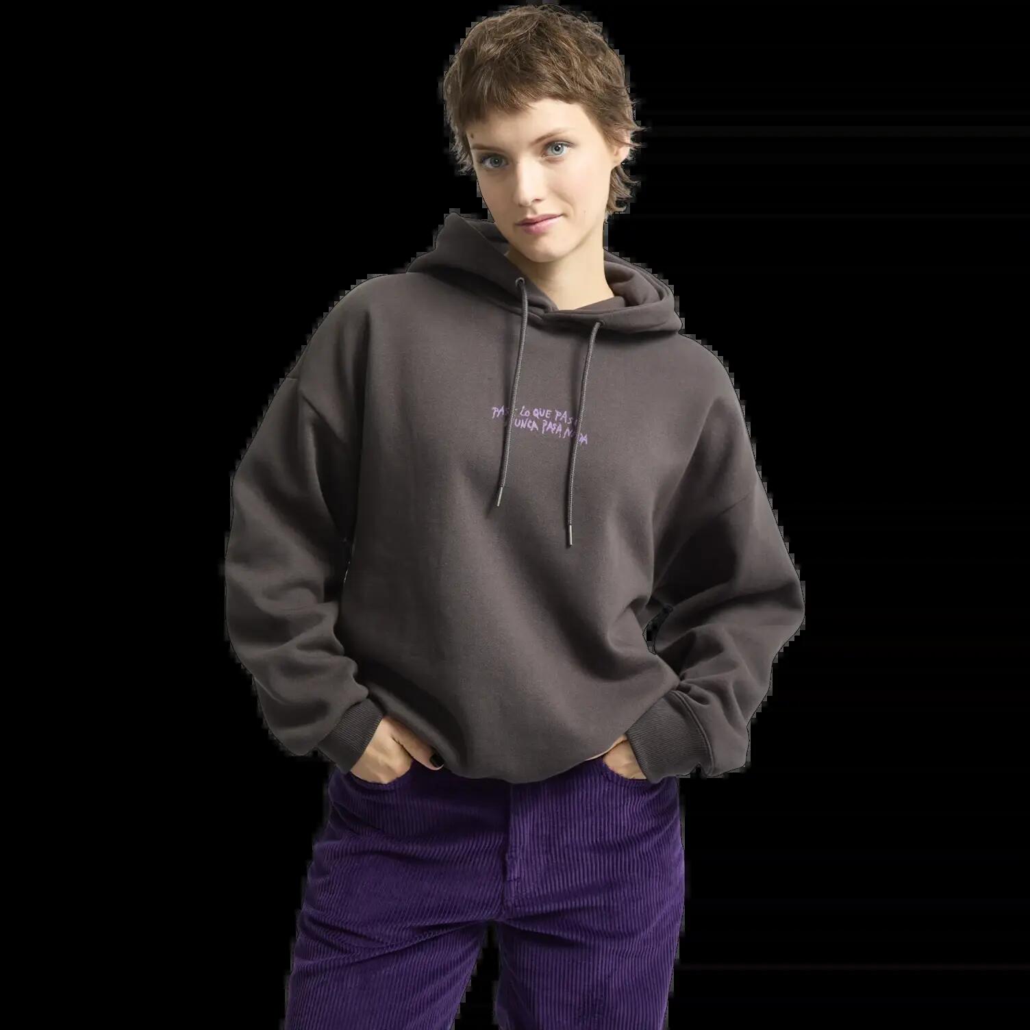 Sudadera con capucha Volcom Moove On Negro Vintage 6/8