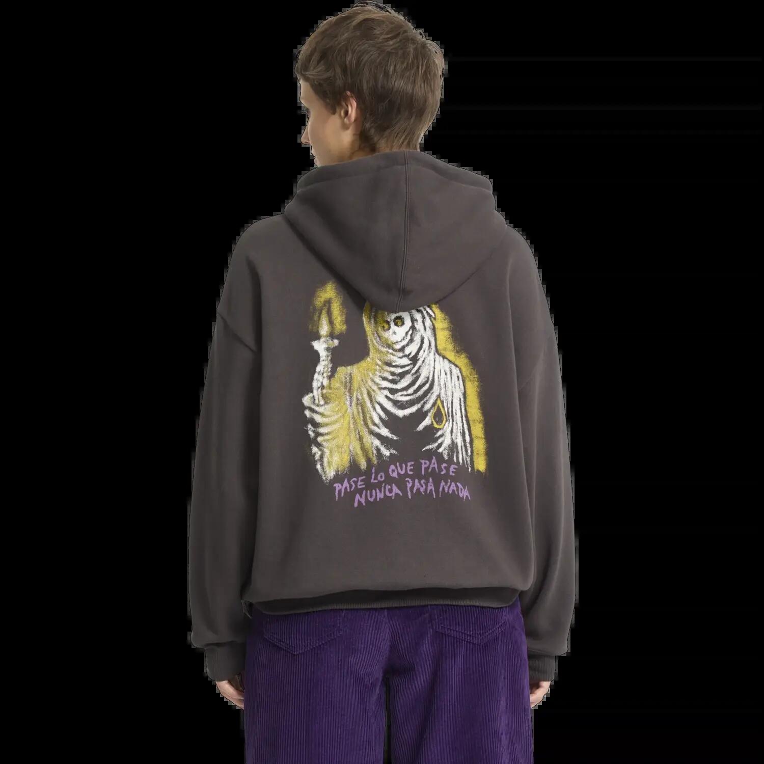 Sudadera con capucha Volcom Moove On Negro Vintage 2/8