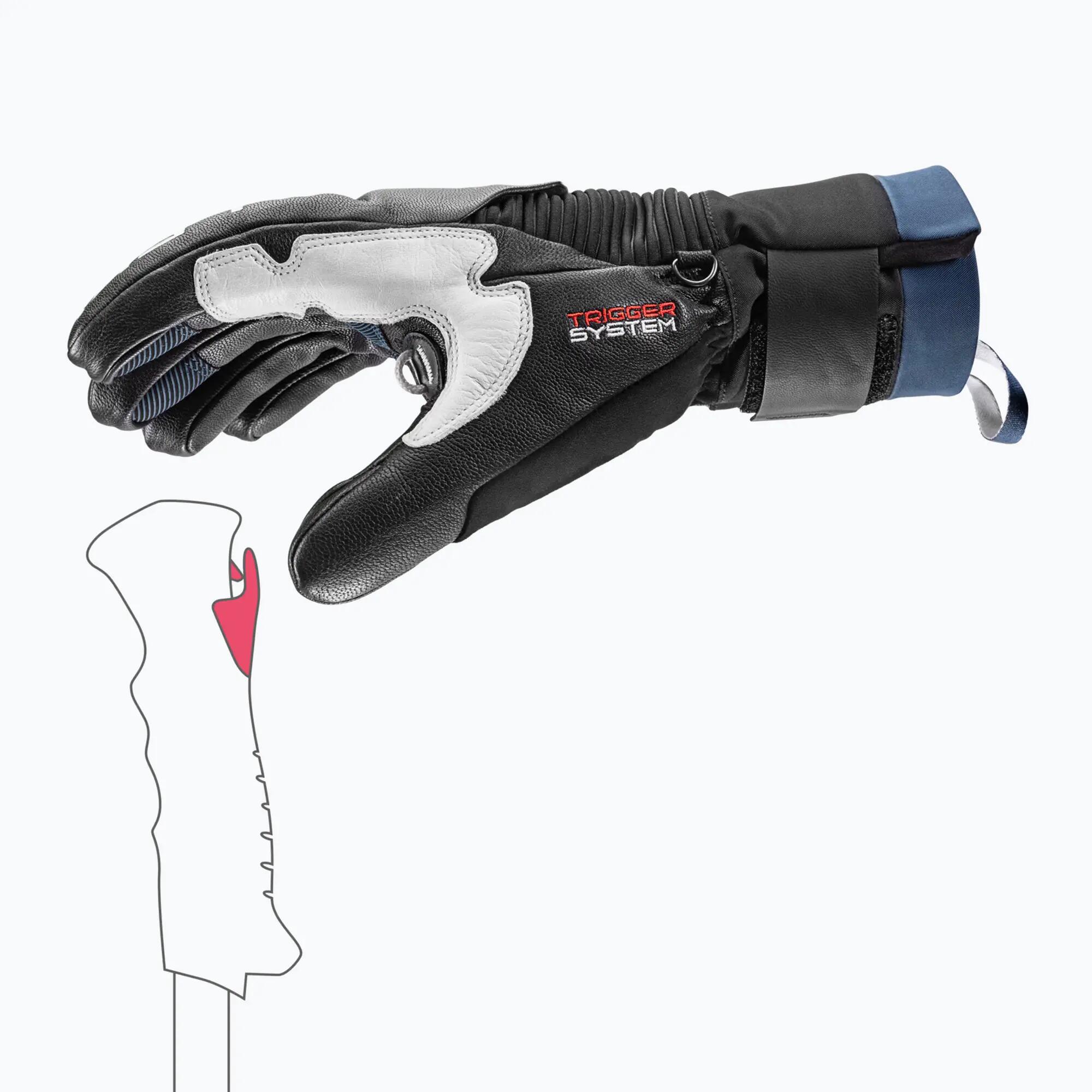 LEKI Leki Handschuhe Hevon Pro 3D black-marine 6/7