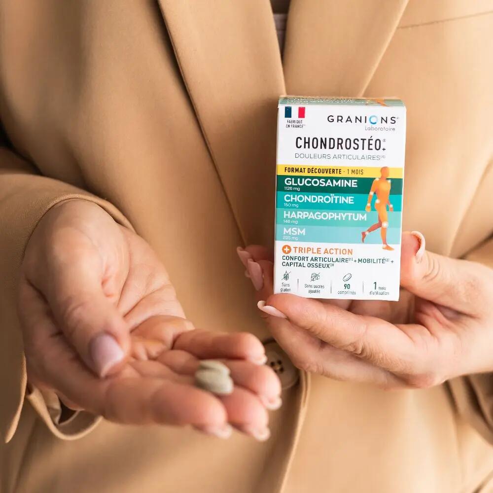 Supliment alimentar pentru articulatii, Chondrosteo+, 90 comprimate 3/3
