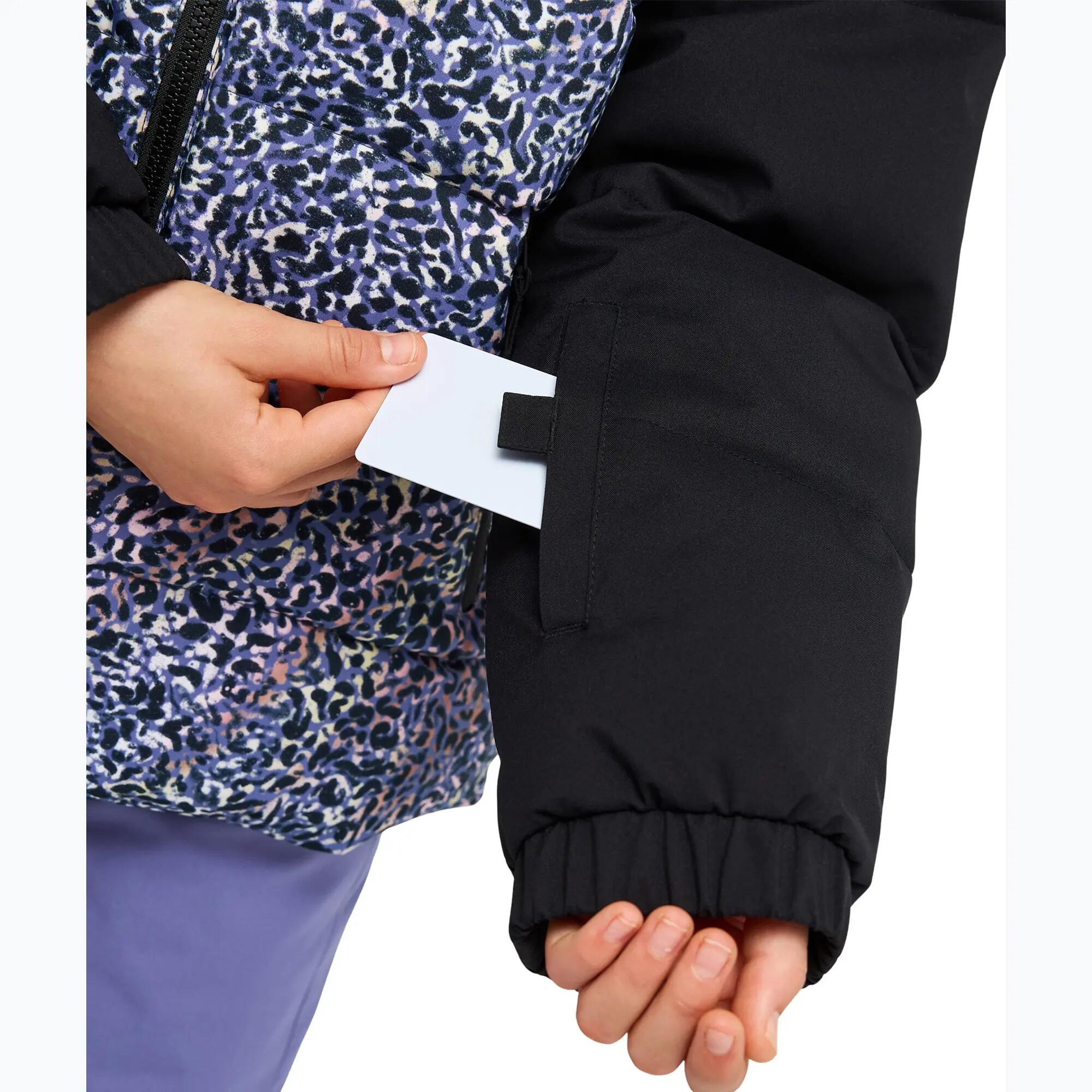 Veste de snow technique SNOWYHILL PRINTED PUFFY 10K Violet Fille 6/7