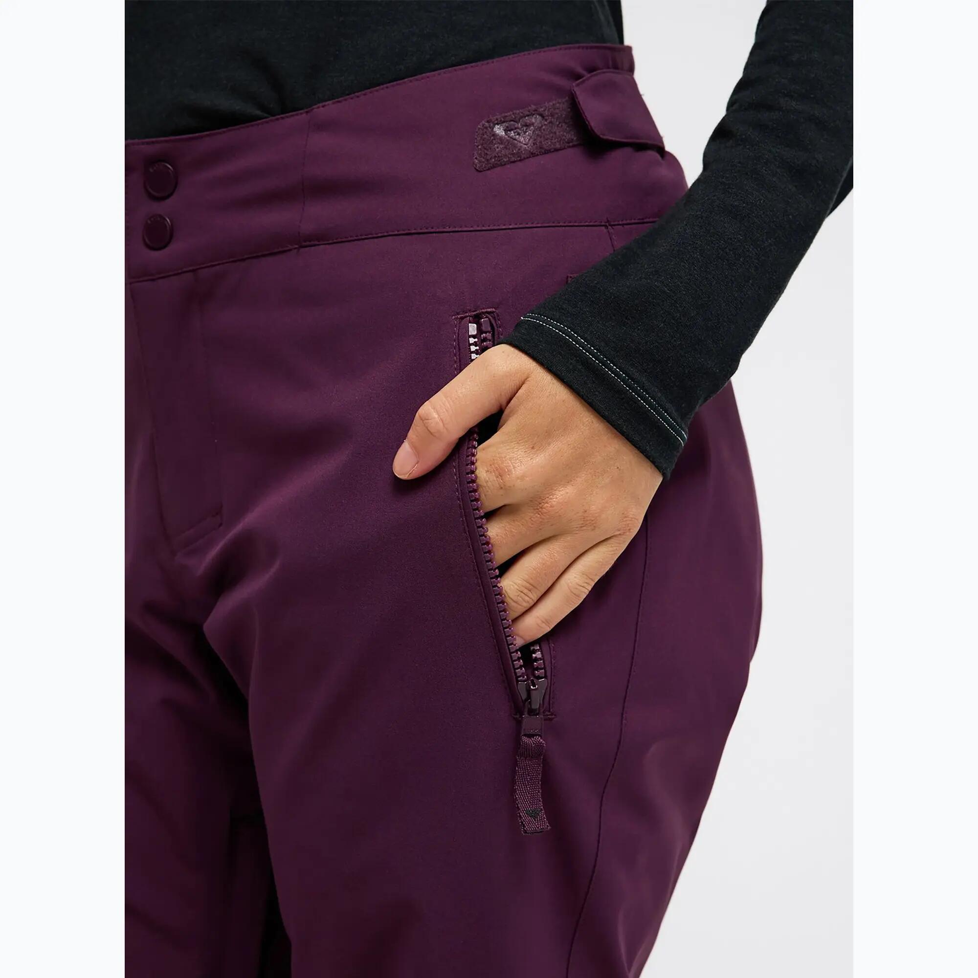 Funktionelle Schneehose 10K ALPINE RIDGE Lila Dames 7/7