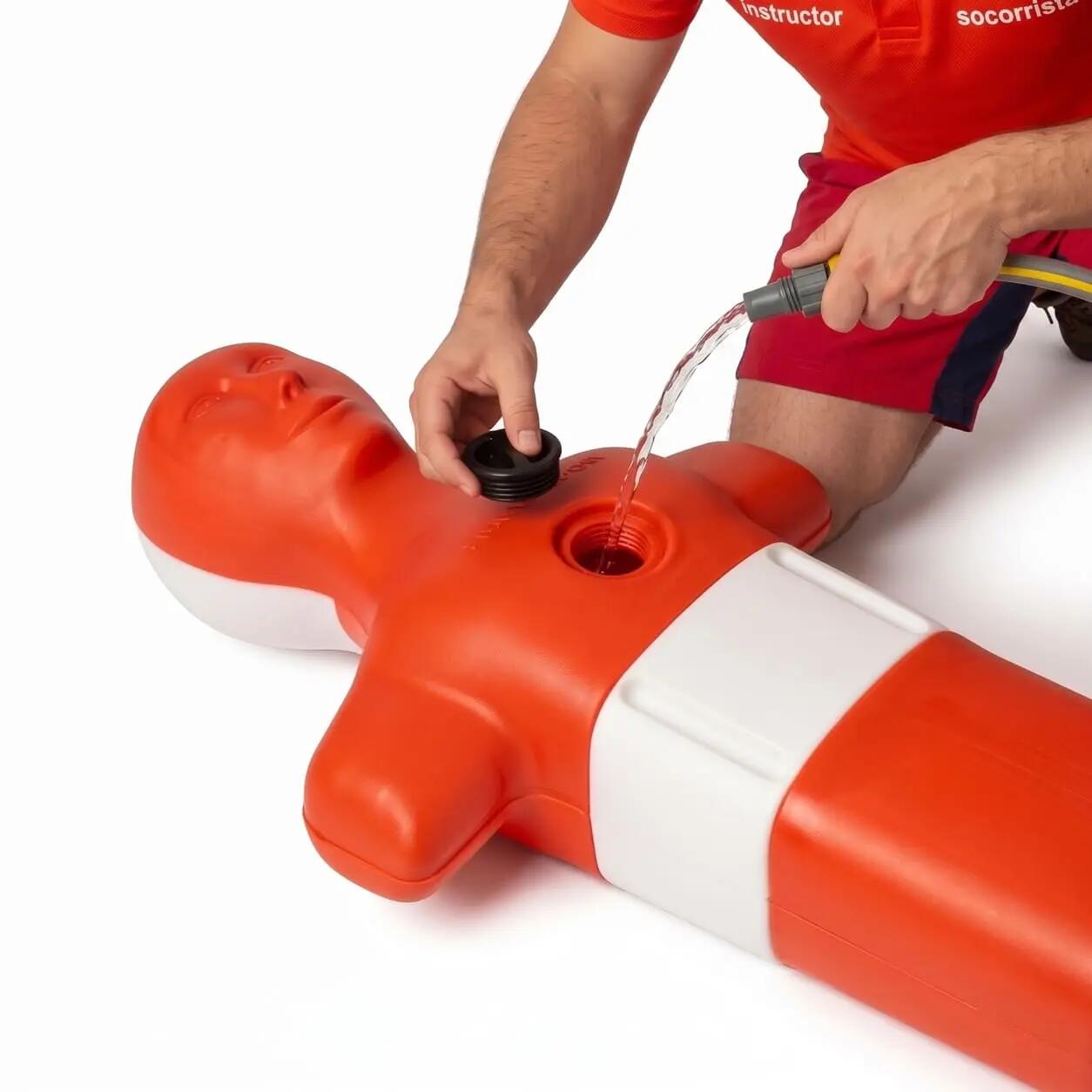 Maniquí Rescate entrenamiento socorrismo piscina RCP Flotabilidad 4/5