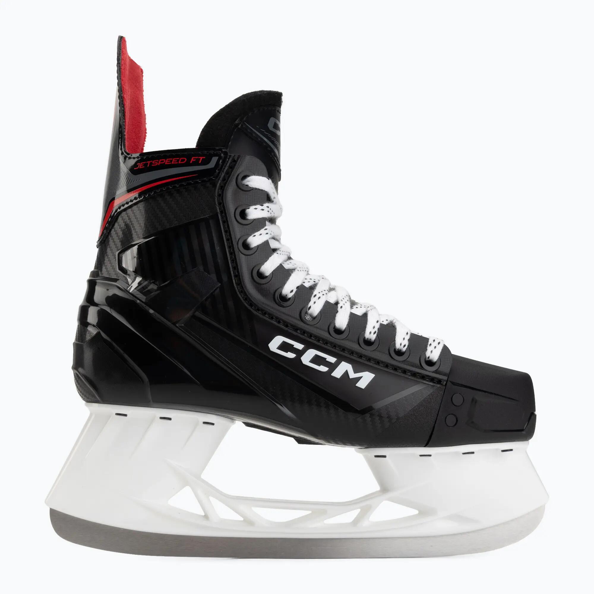 CCM Jetspeed FT patins de hockey Senior Regular noirs 2/7