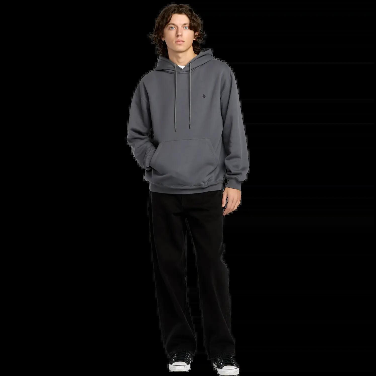 Sweatshirt com capuz Volcom Single Stone Pw Preto Asfalto 5/7