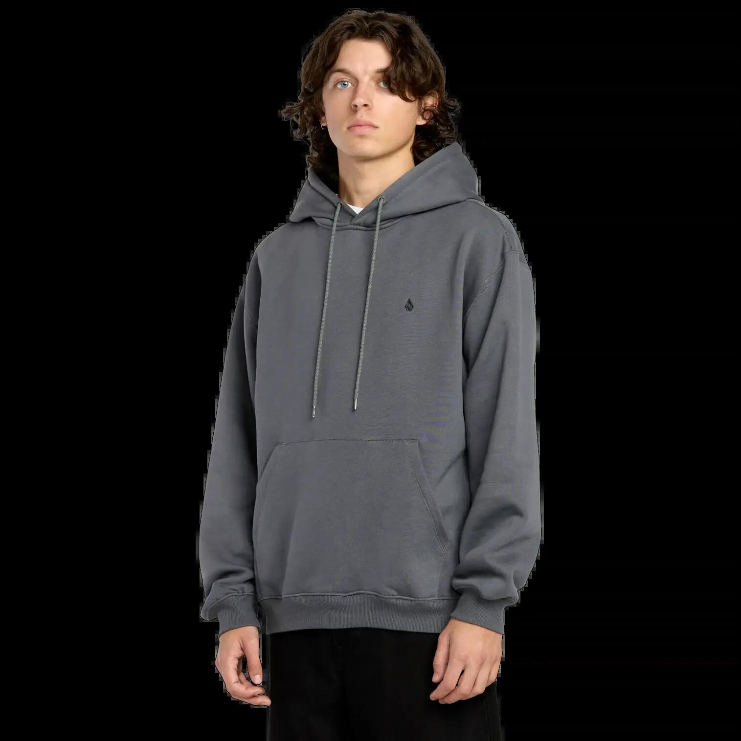 Sweatshirt com capuz Volcom Single Stone Pw Preto Asfalto 3/7