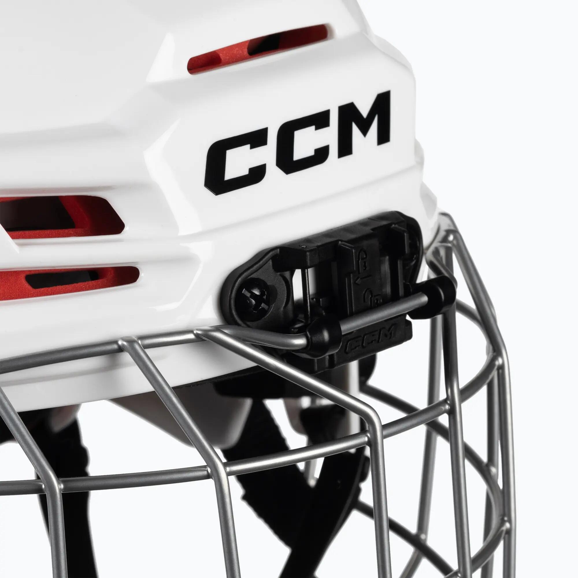 CCM Tacks 70 Youth Combo capacete de hóquei para crianças White 6/7