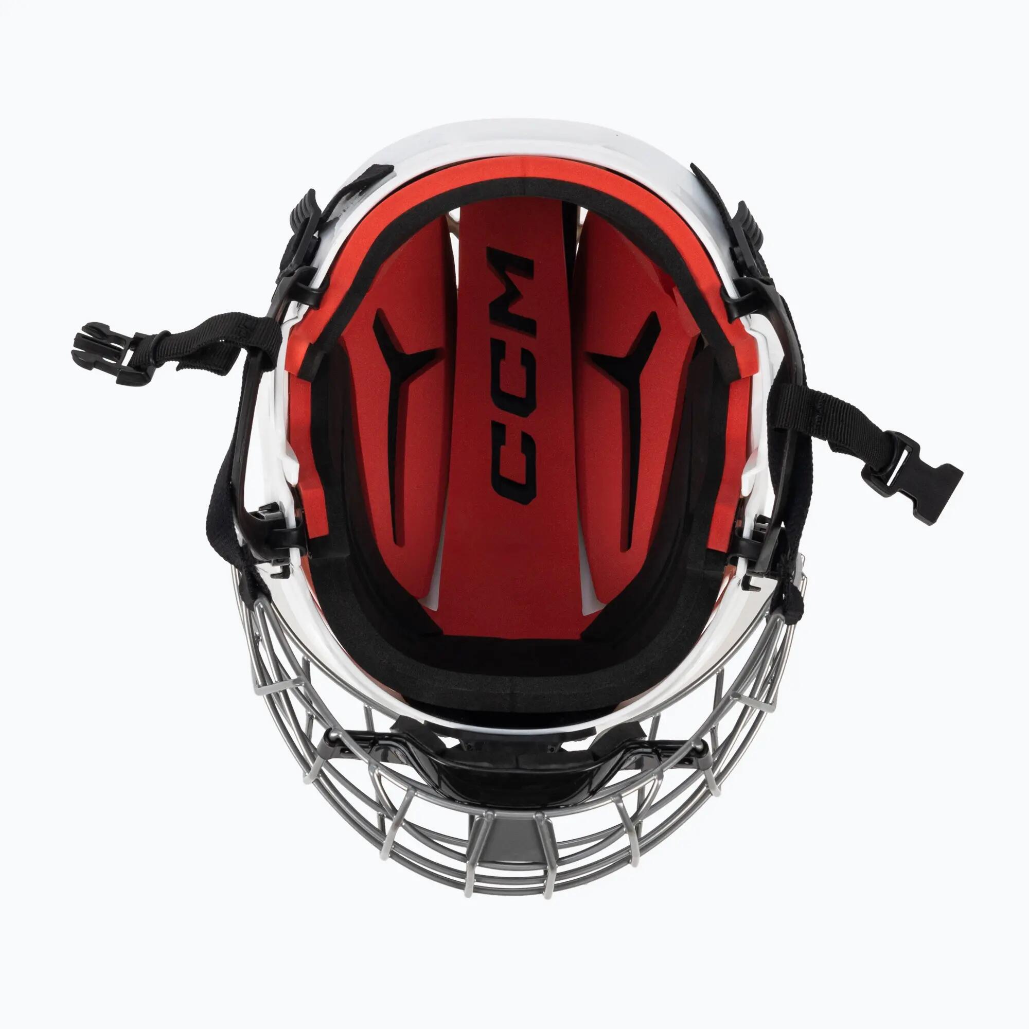 CCM Tacks 70 Youth Combo capacete de hóquei para crianças White 5/7