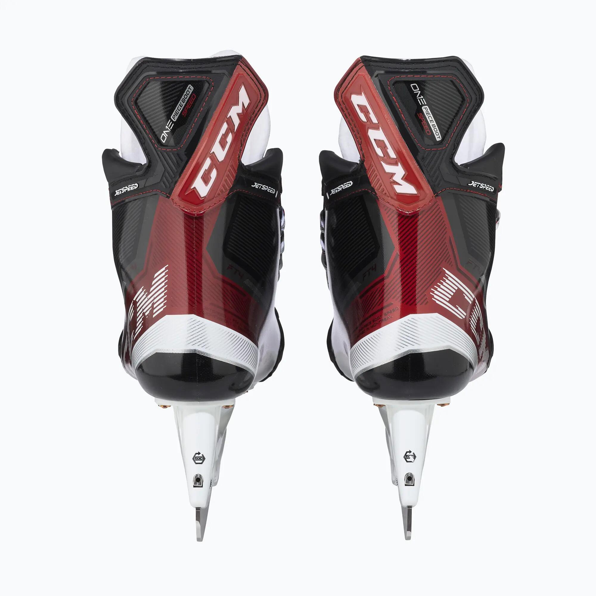 CCM Jetspeed FT IN Regular Eishockey-Schlittschuhe Schwarz 4/7
