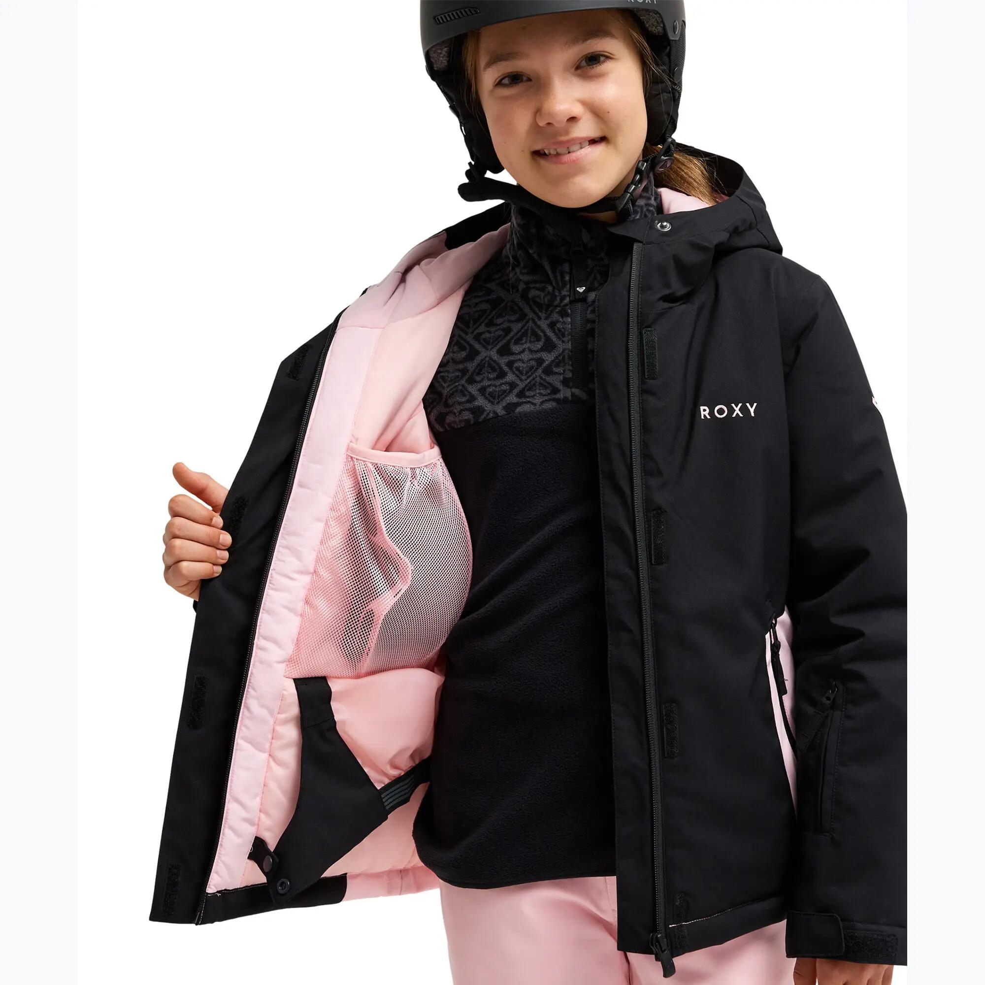 Funktionelle Schneejacke SNOWFLARE 10K Schwarz Meisjes 8-16 5/7