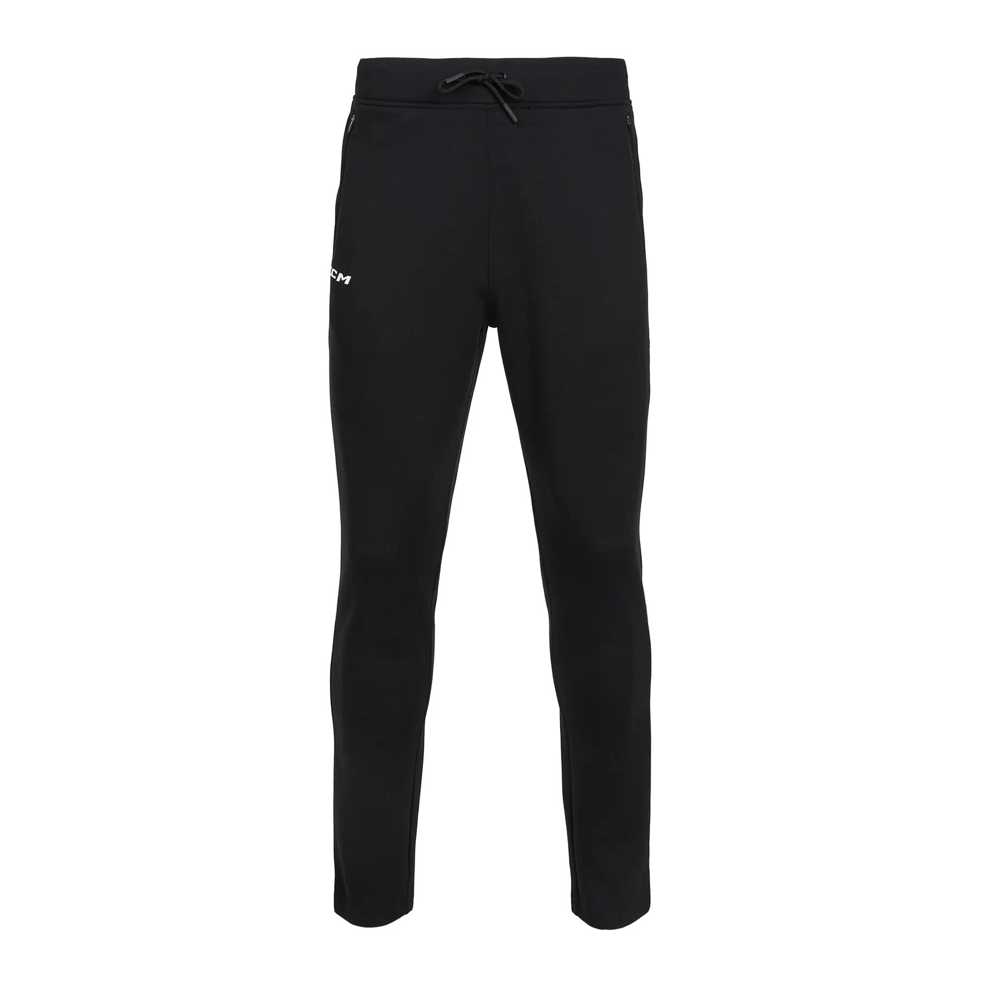 CCM Premium Tech Fleece Tapered Jogger Czarny dorosłe Spodnie i szorty hokejowe 5/5