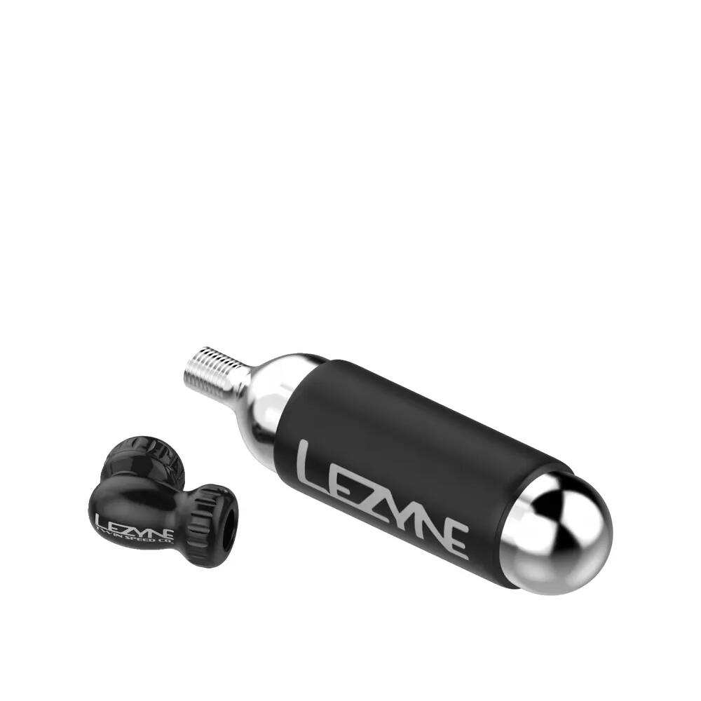 LEZYNE, Pompes, Pompe cartouche haut de gamme, TWIN SPEED DRIVE CO2, noir, alumi 4/4