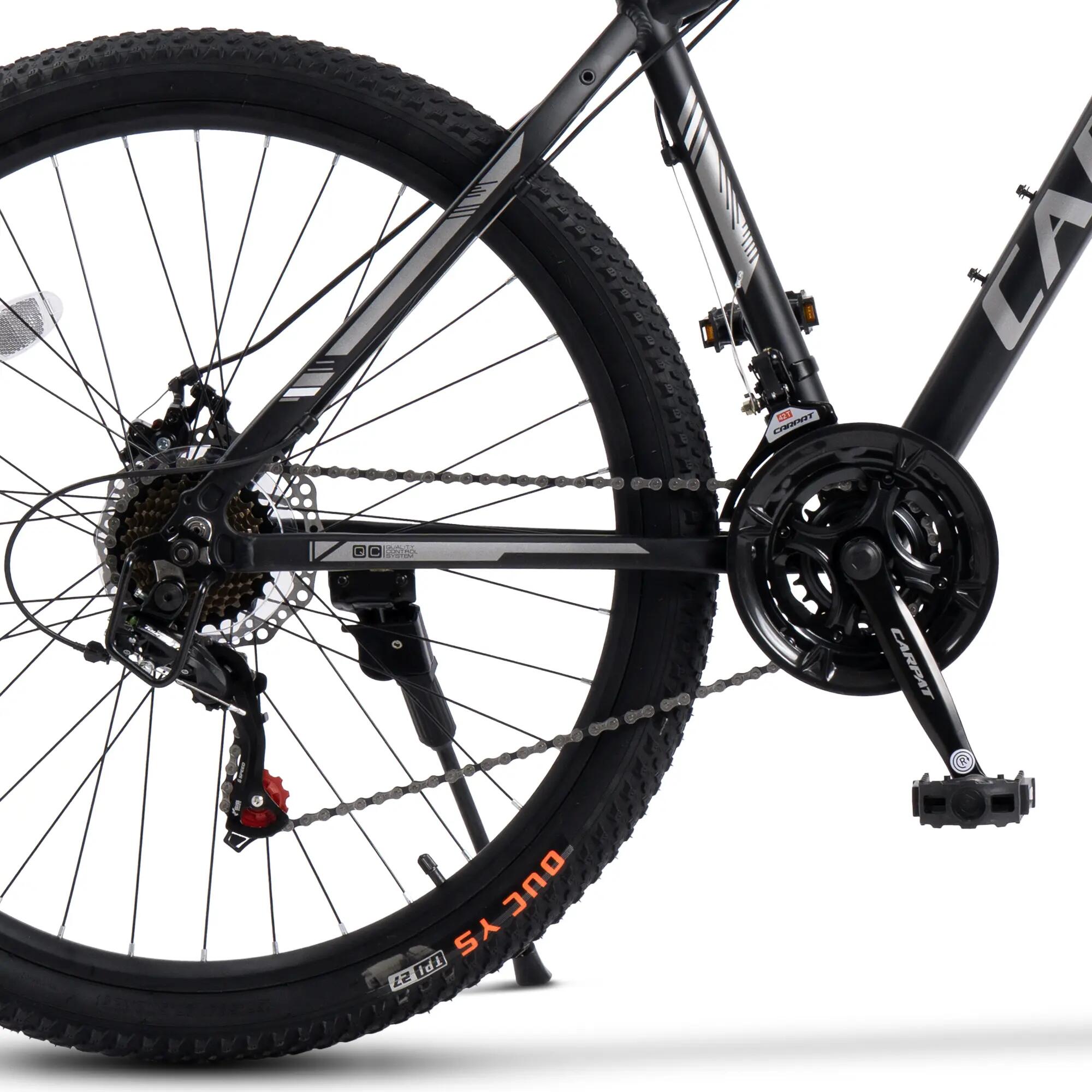 Bicicletă MTB cu suspensie integrala Spartan 21v Negru/Gri 7/9