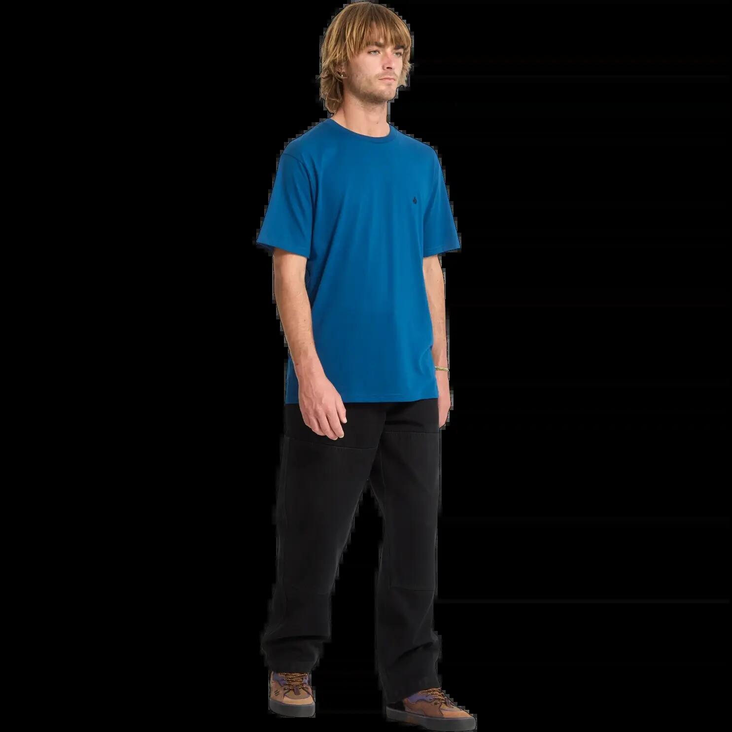 Camiseta Volcom Stone Blanks Azul Cósmico 7/7