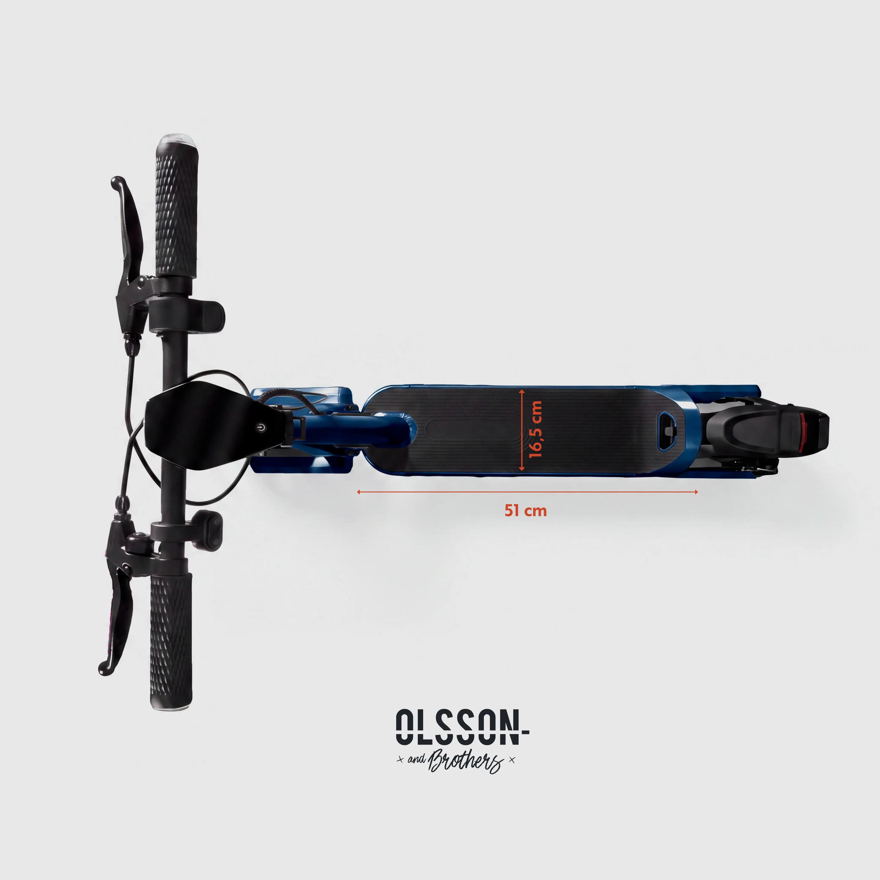 Elektrische step OLSSON QUANTUM BLUE - Motor 580W actieradius 38 km 10000mAh 4/9