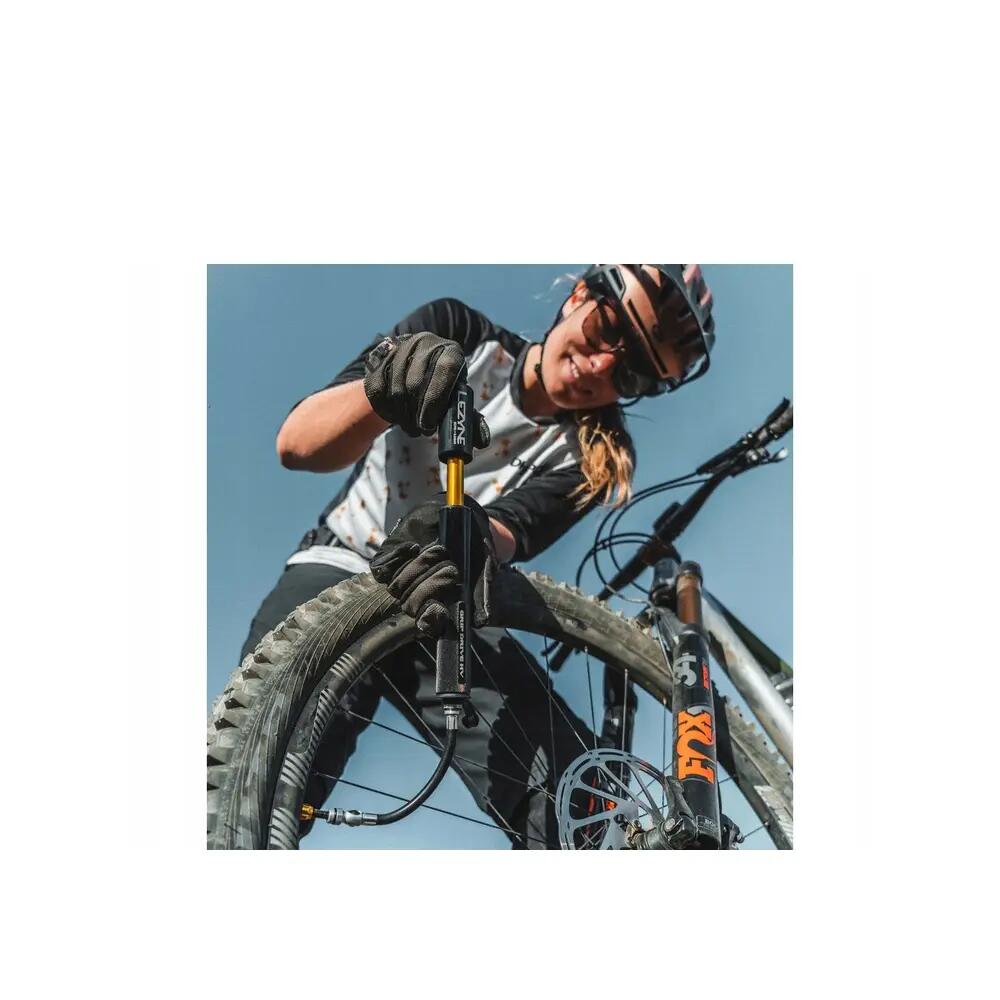 Lezyne pompa manuală HV Grip Drive S (18,6 cm) - aluminiu, furtun ABS integrat 7/10