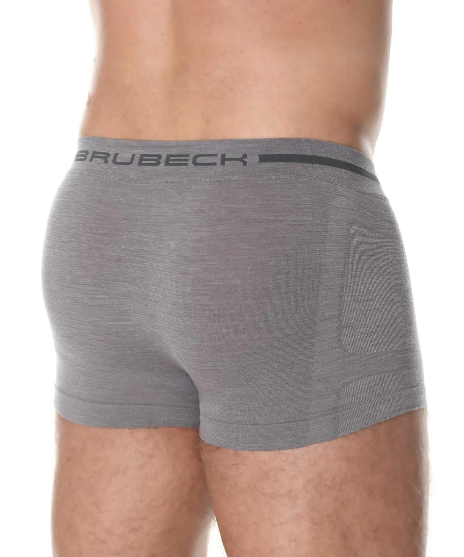 Bokserki męskie z wełną merino Brubeck COMFORT WOOL 2/4