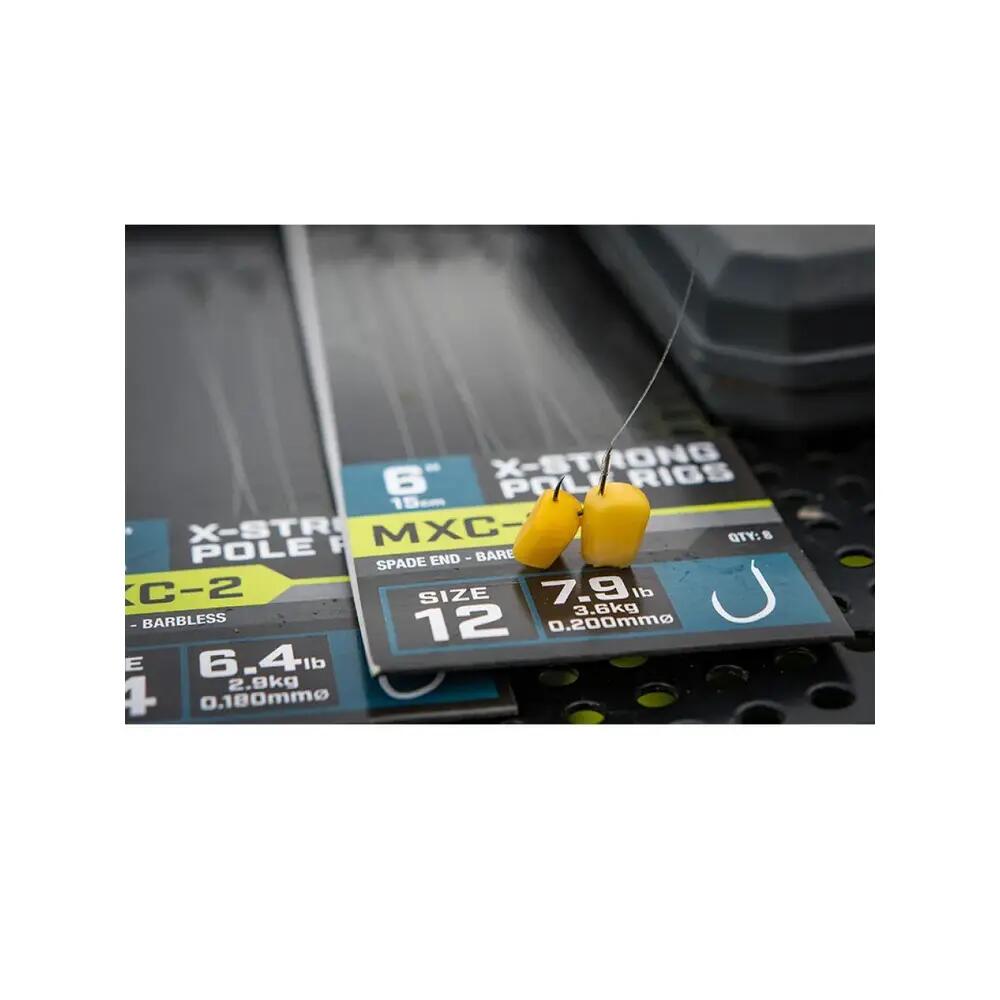 Bas de ligne sans ardillon Matrix MXC-2 standard X-strong pole rig x8 8/10
