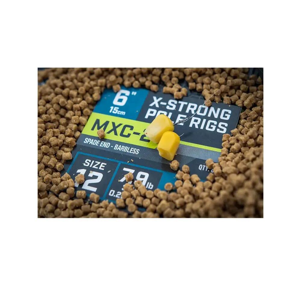 Bas de ligne sans ardillon Matrix MXC-2 standard X-strong pole rig x8 10/10