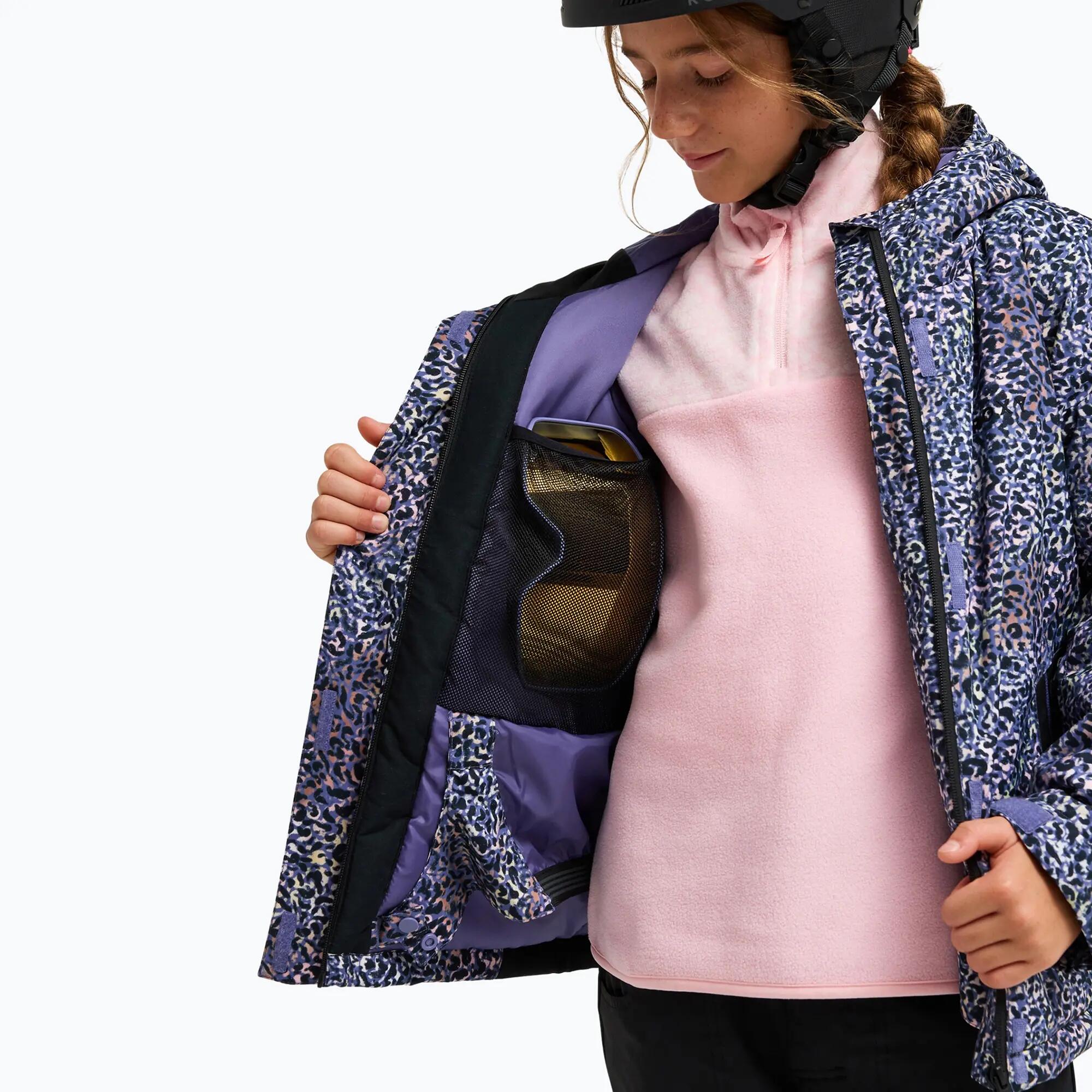 Veste de snow technique SNOWFLARE 10K Violet Fille 5/7