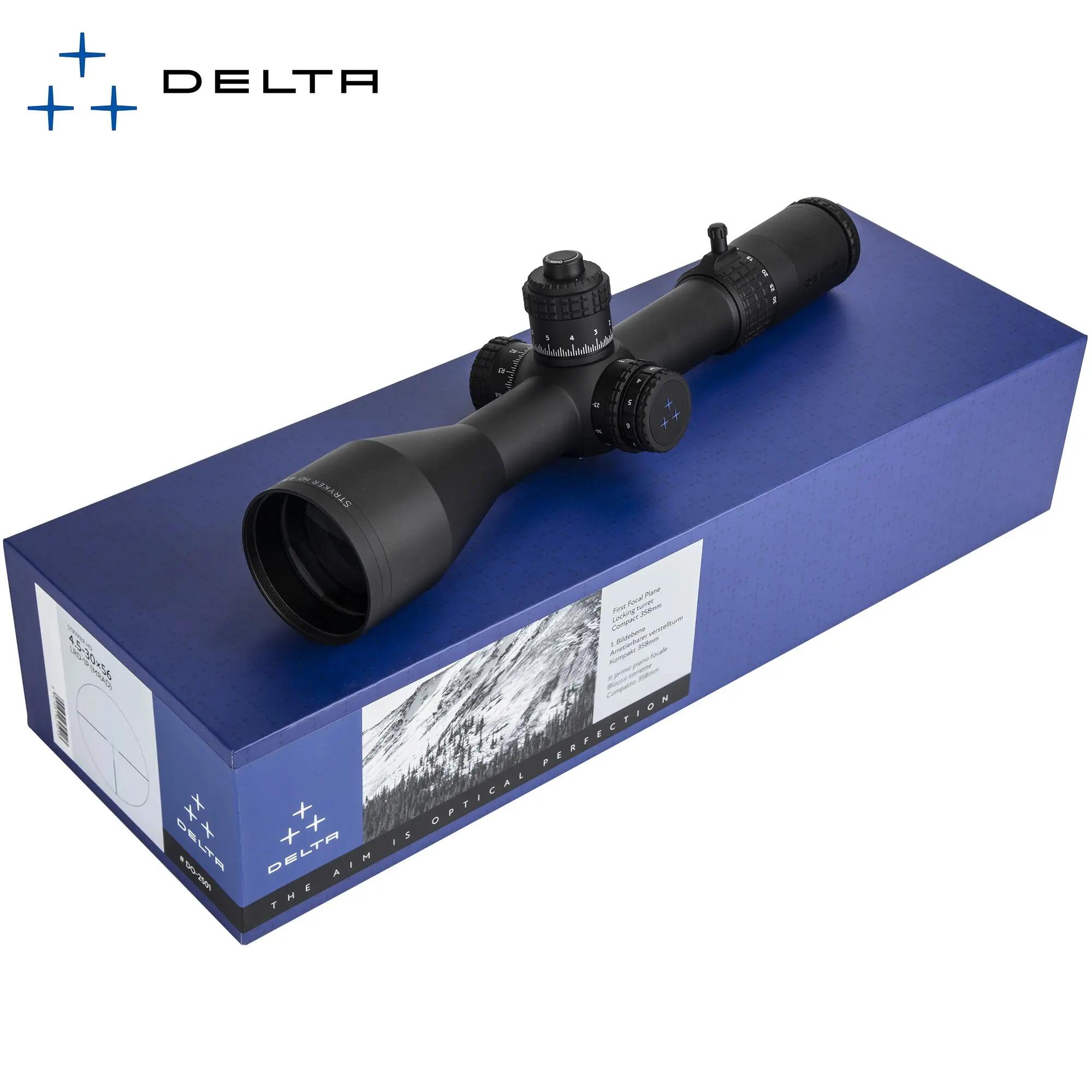 Mira Delta Optical Stryker HD 4.5-30x56 FFP IR (DLR-1 MRAD) 5/7
