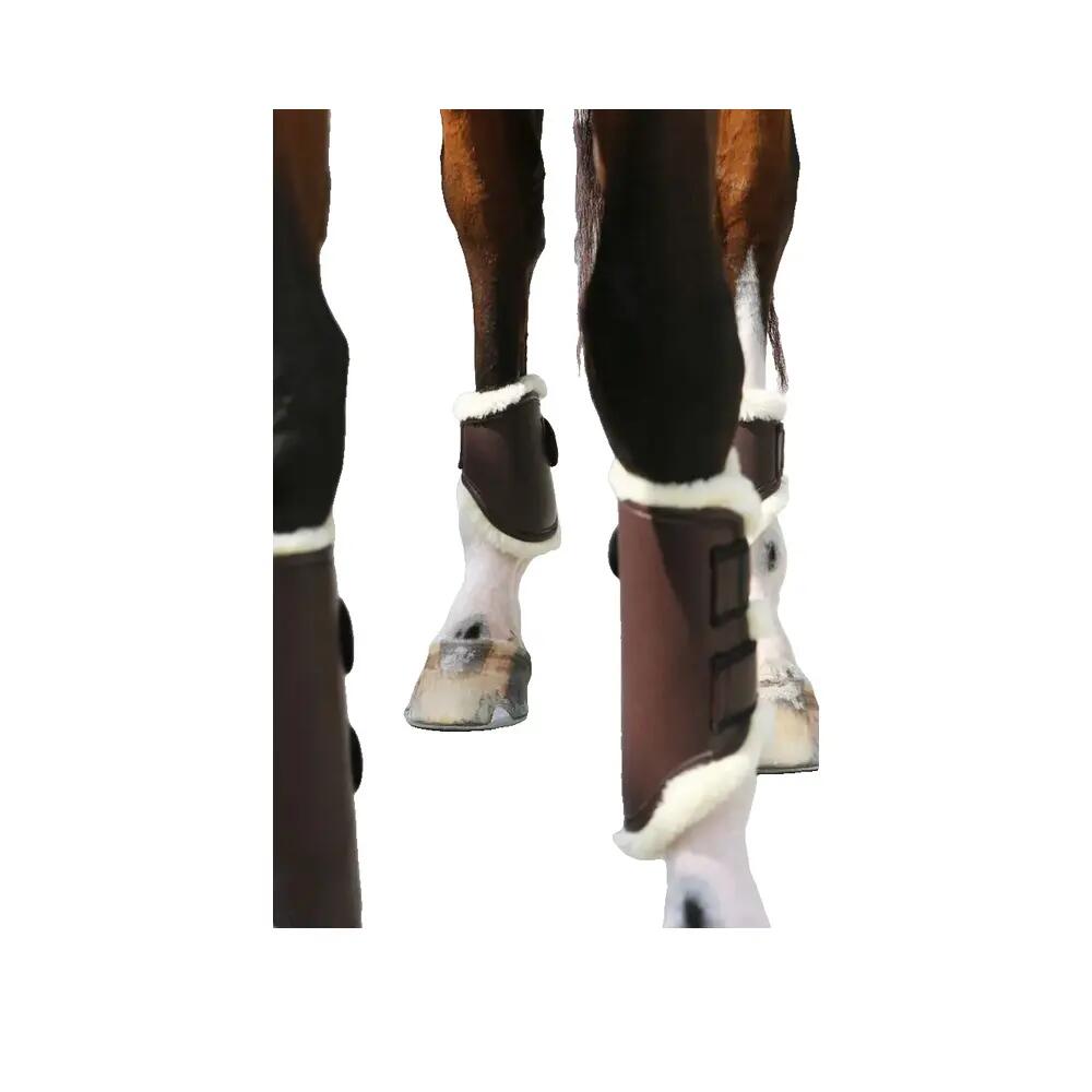 Przednie skórzane otwarte buty dla koni Kentucky Turnout 5/7