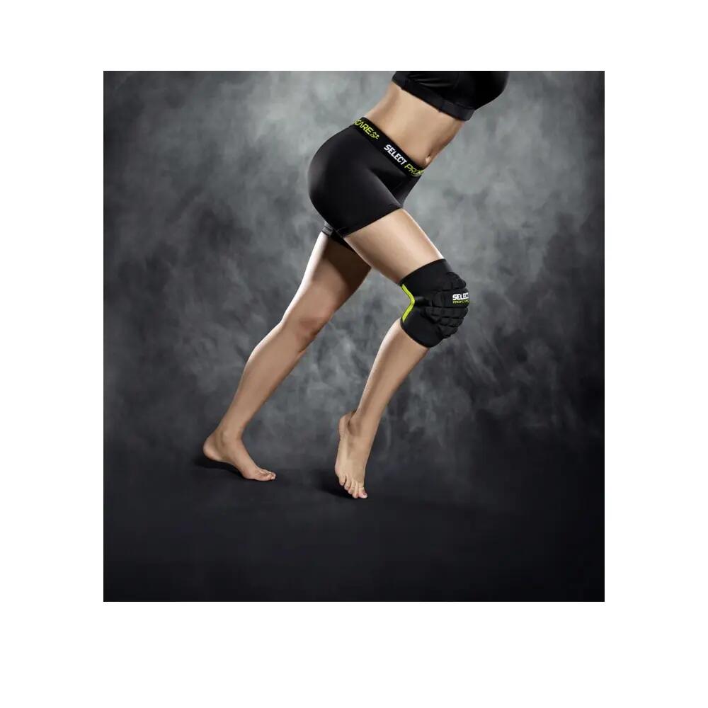 Joelheira Andebol SELECT Mulher 6202W Criança Preto 4/6