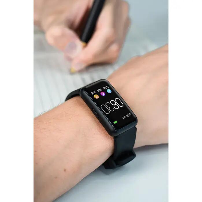 Smartwatch z zakrzywionym ekranem dotykowym – Abyx Fit Etna – Czarny 5/5