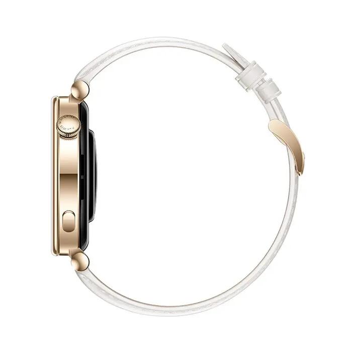 Montre connectée Huawei Watch GT 4 41 mm Classic bracelet en cuir Blanc 7/7