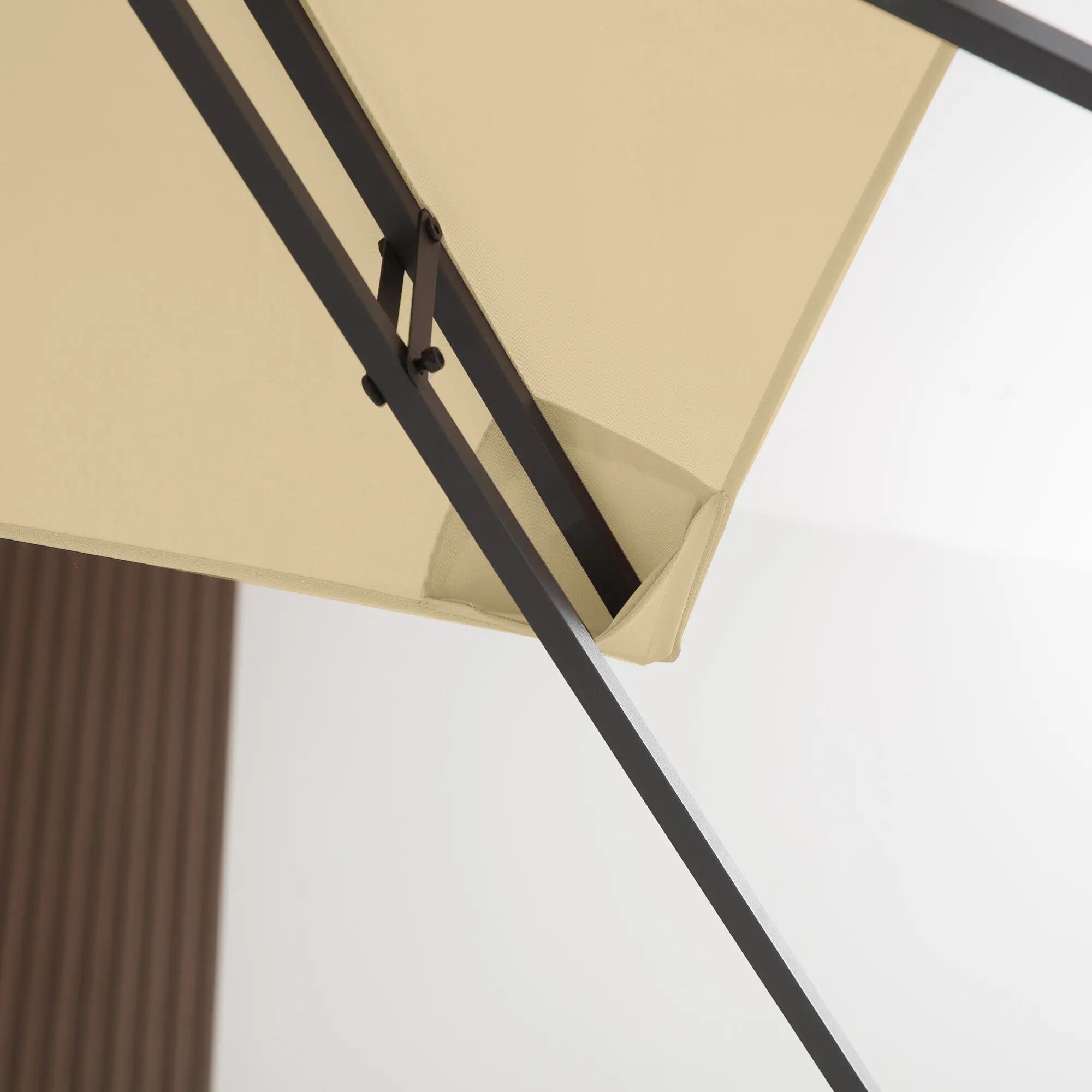 Techo de Repuesto Outsunny 400x300 cm Crema 5/7