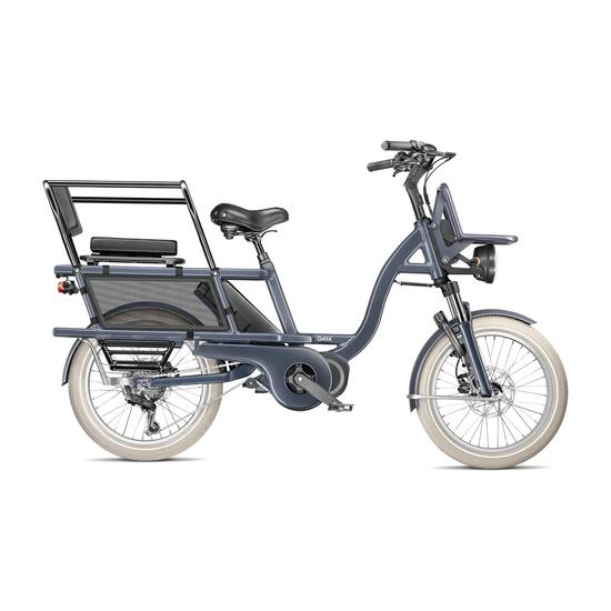 Elektrische bakfiets L'Incroyable Le Court tempête pack junior