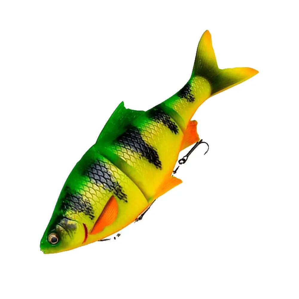 Leurre Souple Savage Gear 4D Line Thru Roach 18cm Moderate Sink (Fire Tiger) 3/3