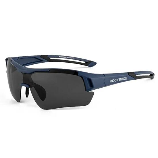 Occhiali da ciclismo ROCKBROS polarizzati UV400 con montatura in PC blu