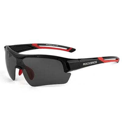 Occhiali da ciclismo ROCKBROS polarizzati UV400 con montatura in PC blu