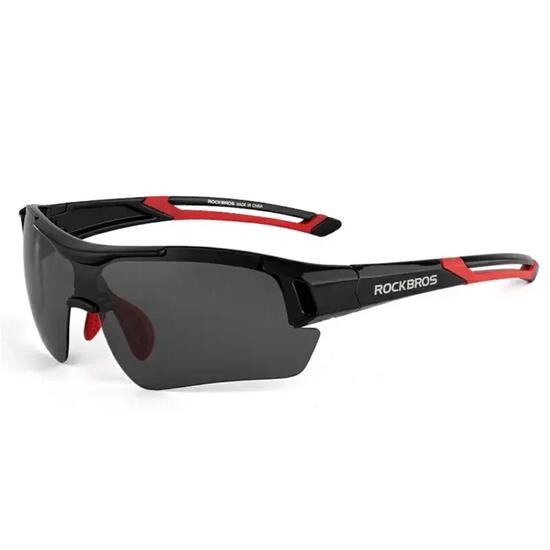 Occhiali da ciclismo ROCKBROS polarizzati UV400 con montatura in PC blu